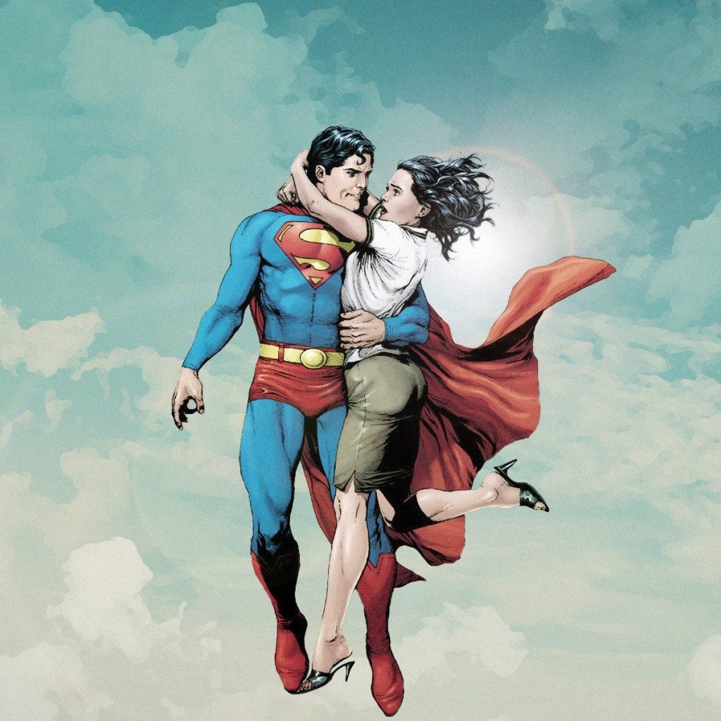 Superman And Lois Flying Poster Wallpapers