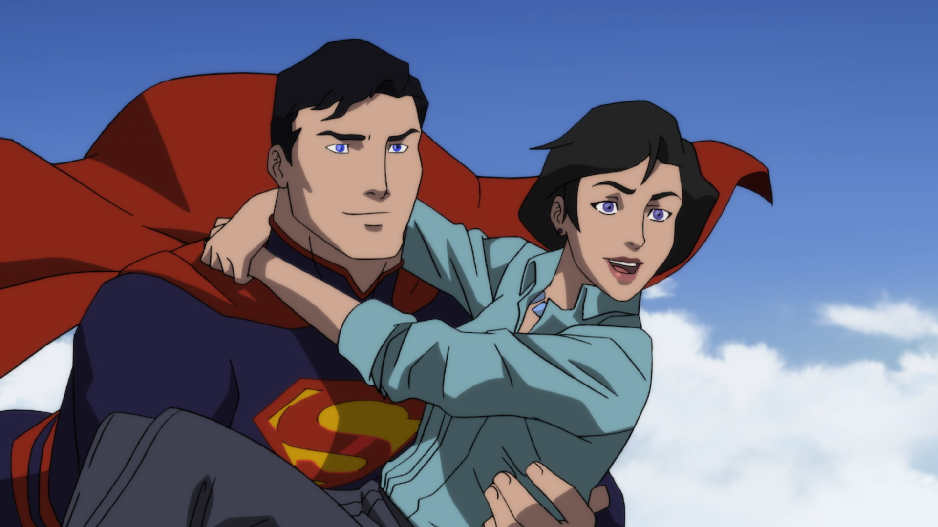 Superman And Lois Flying Poster Wallpapers