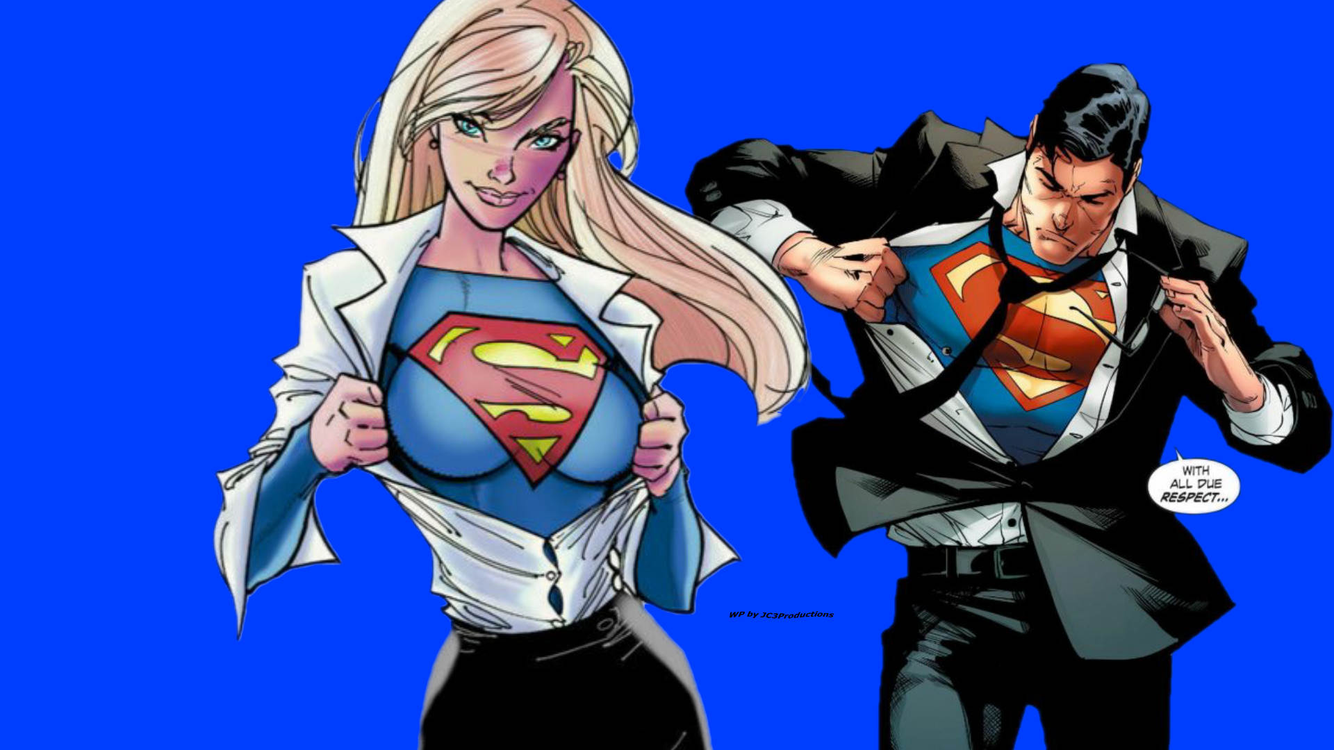 Superman Saving Supergirl Wallpapers