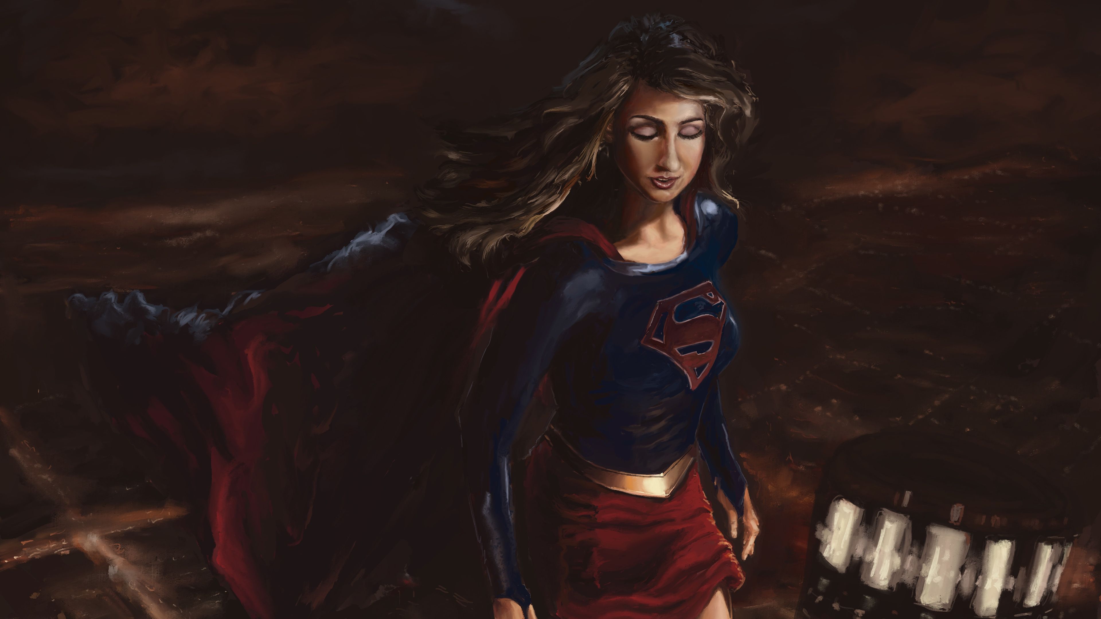 Superman Saving Supergirl Wallpapers