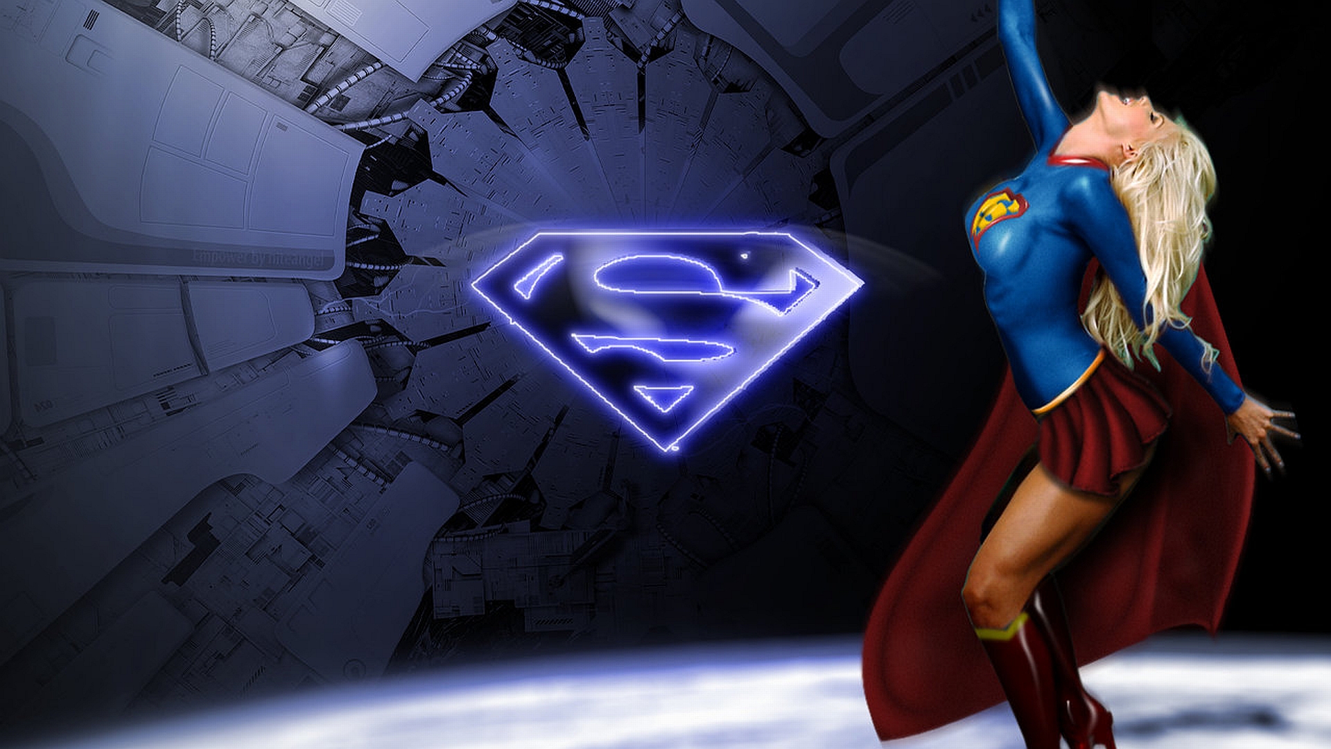 Superman Saving Supergirl Wallpapers