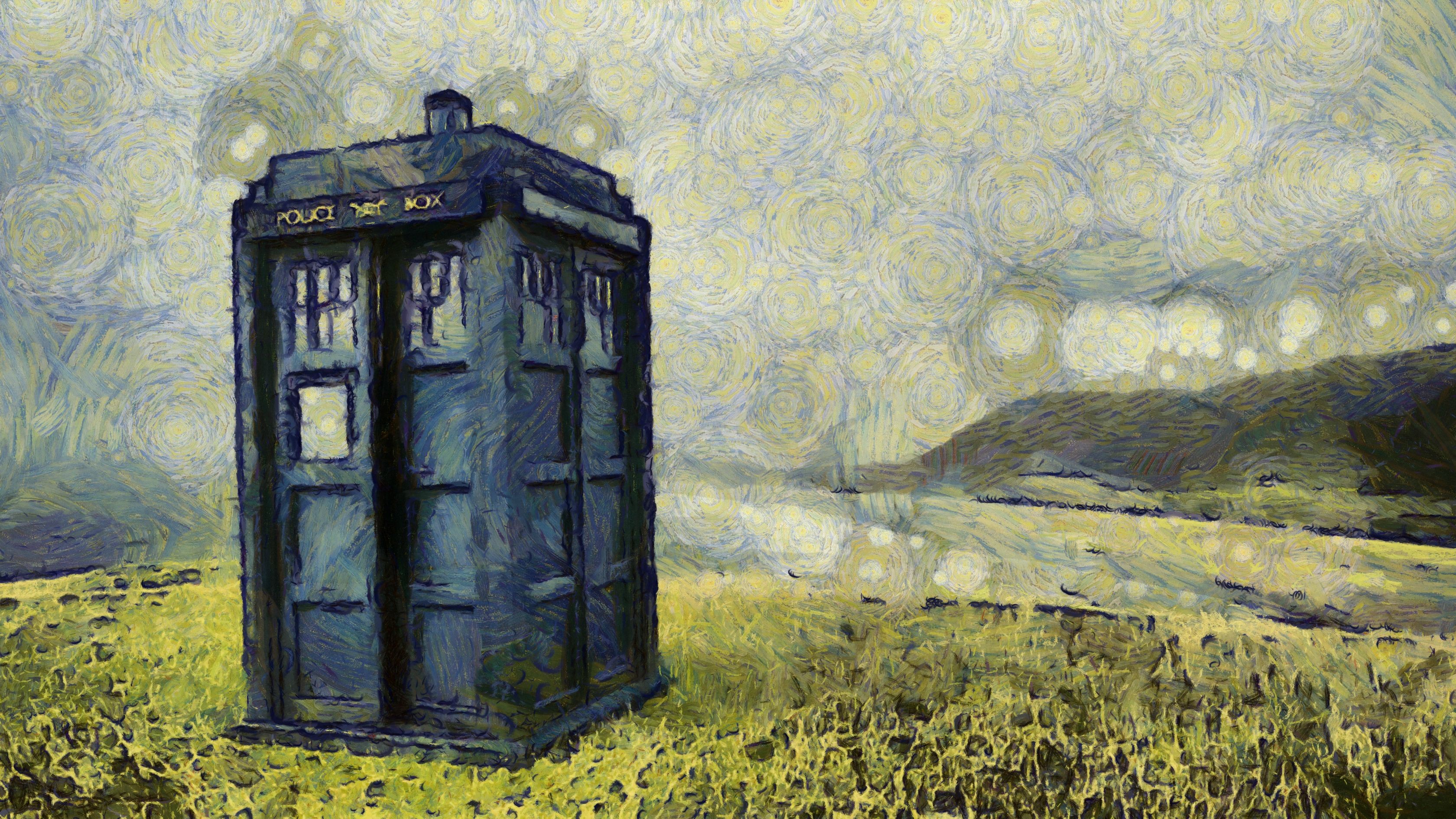 Tardis Doctor Who Digital Art Wallpapers