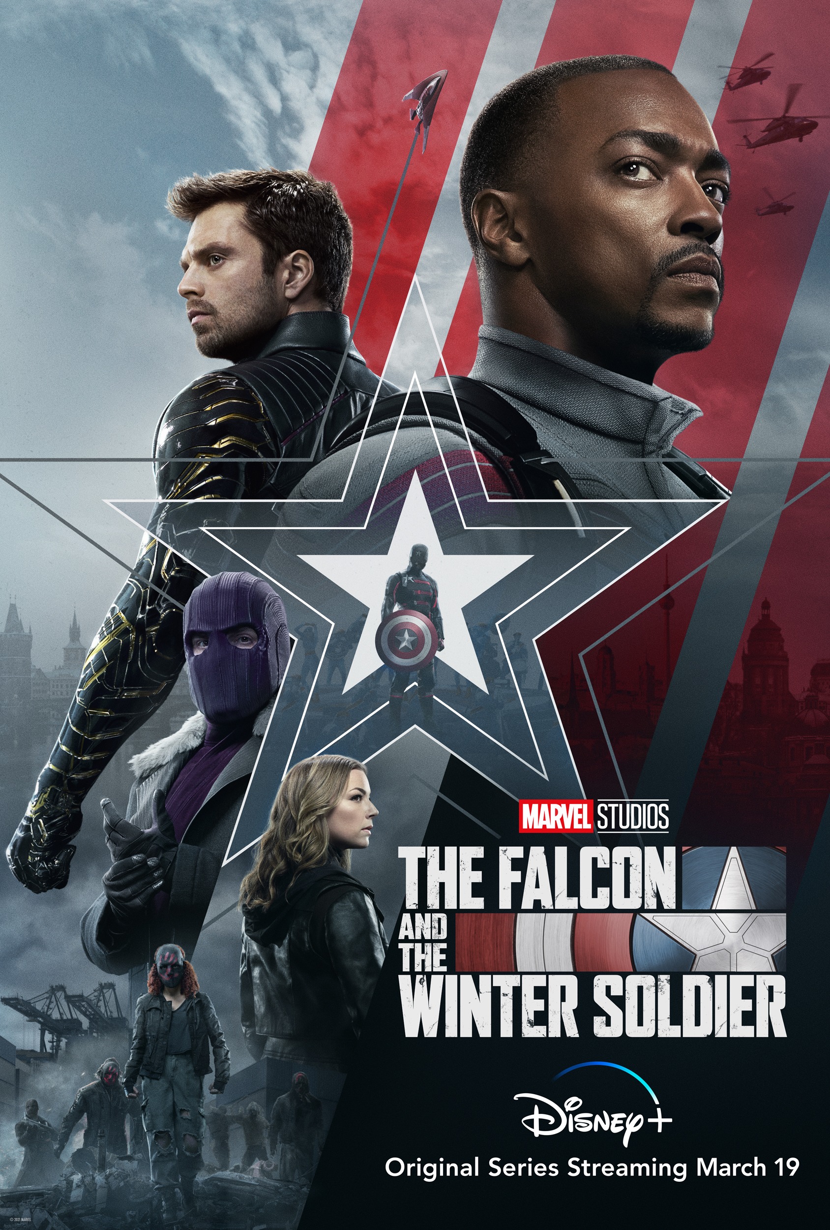 The Falcon And The Winter Soldier Official Poster Wallpapers