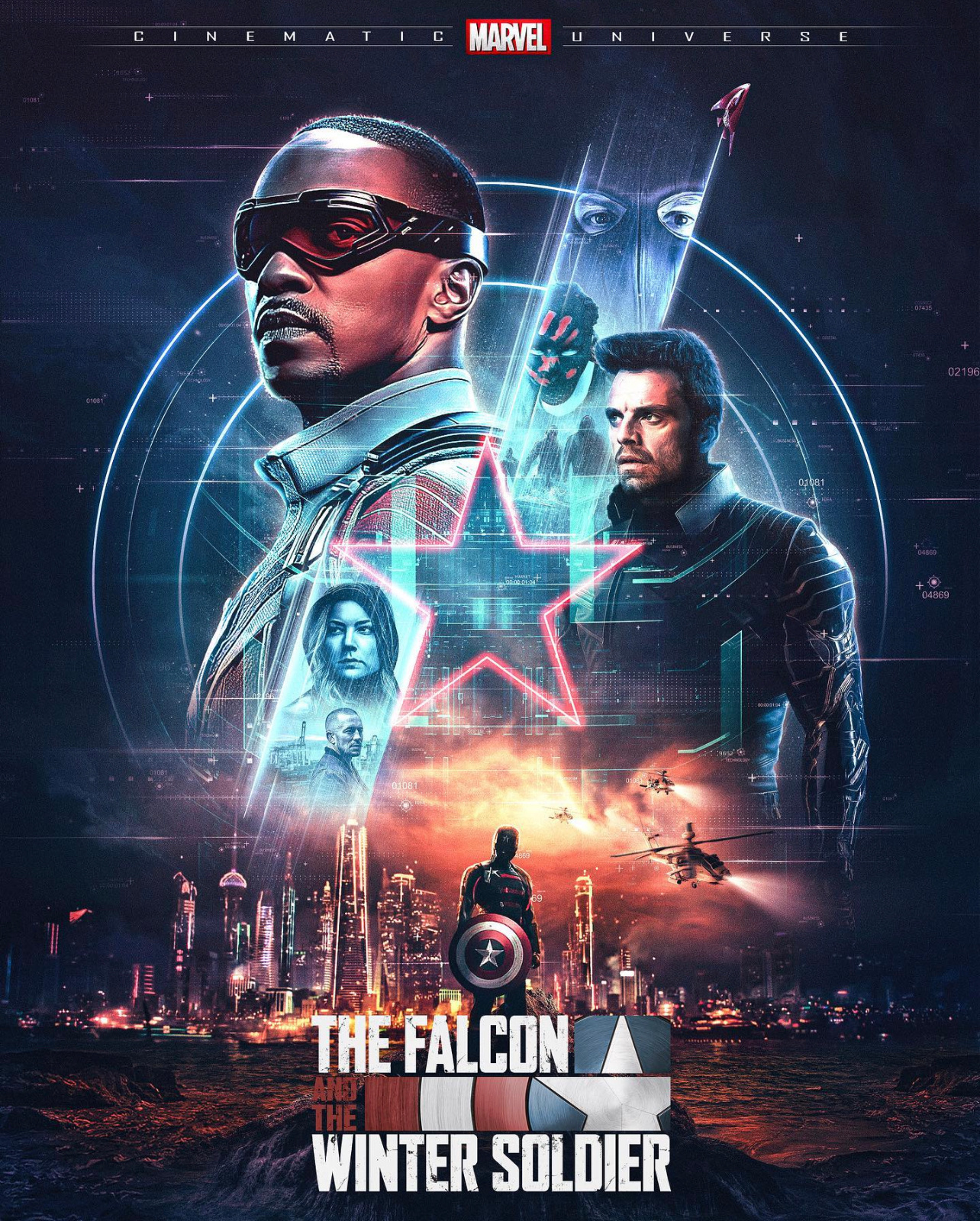 The Falcon And The Winter Soldier Official Poster Wallpapers