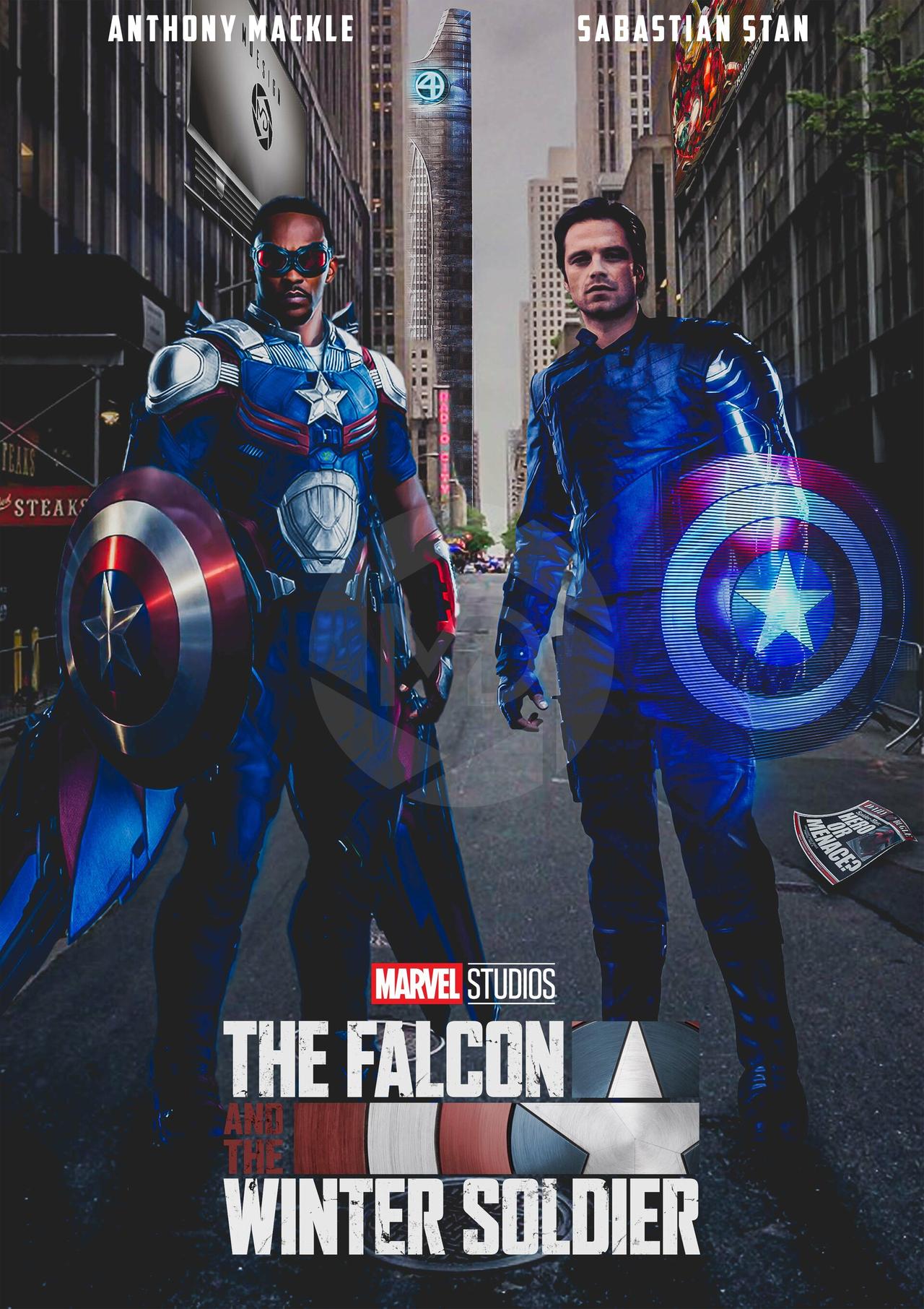 The Falcon And The Winter Soldier Official Poster Wallpapers