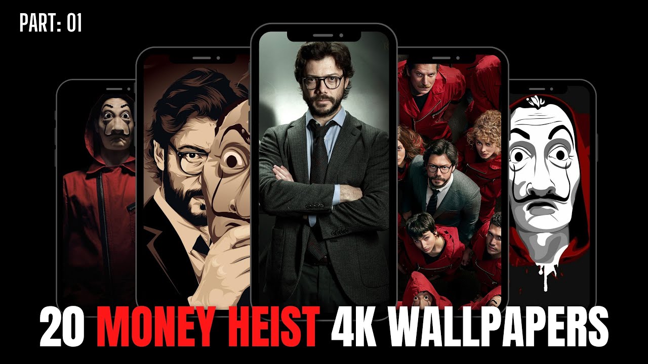 The Professor Mask Money Heist Wallpapers