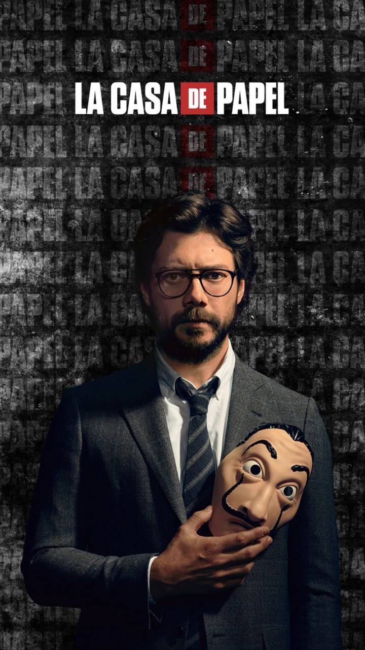 The Professor Mask Money Heist Wallpapers