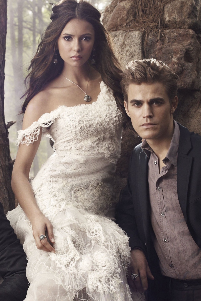 The Vampire Diaries, Paul Wesley, Nina Dobrev Wallpapers