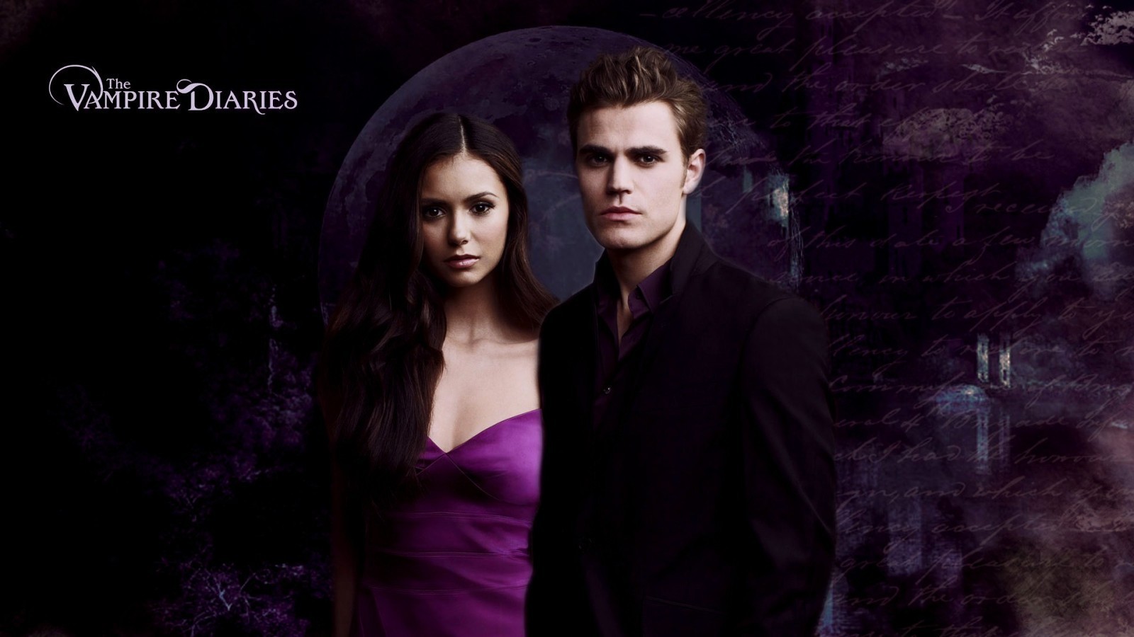 The Vampire Diaries, Paul Wesley, Nina Dobrev Wallpapers