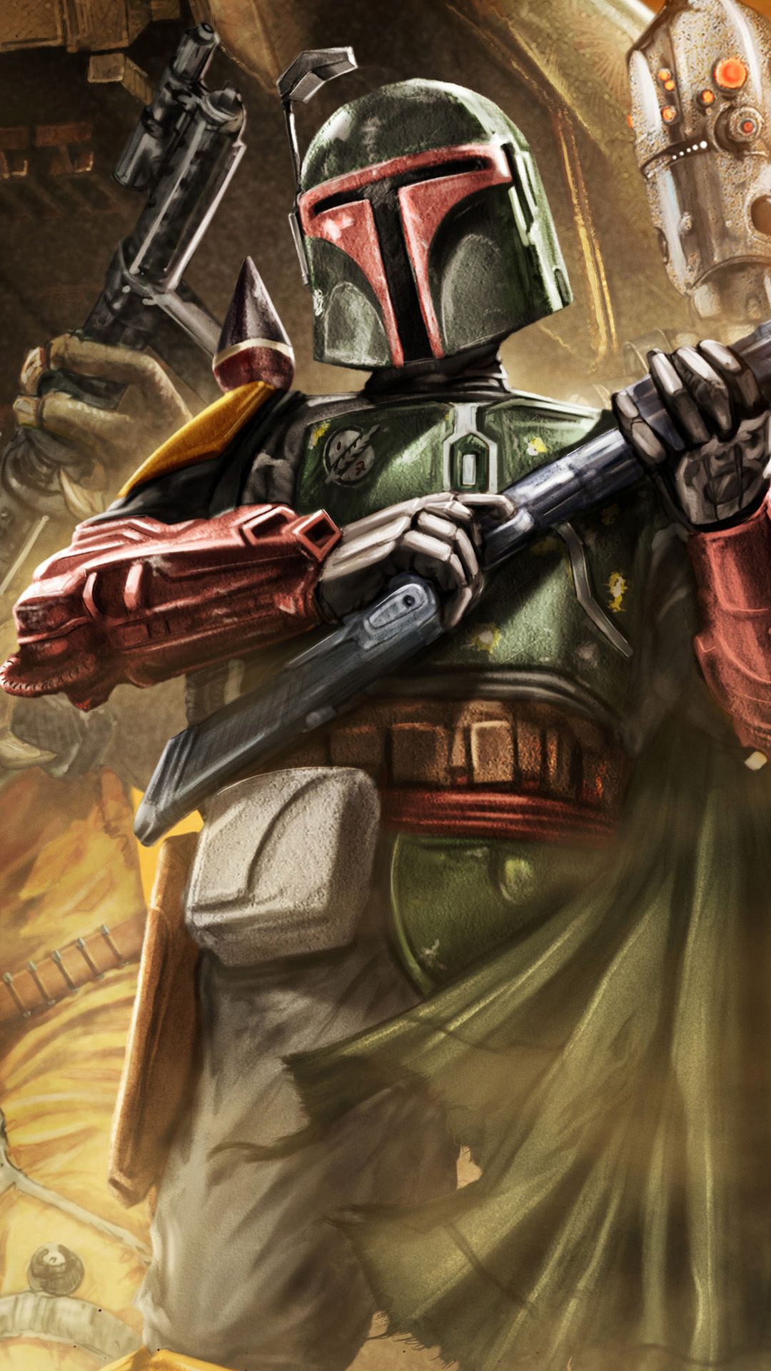 Tom Hardy As Boba Fett Bounty Hunter Wallpapers