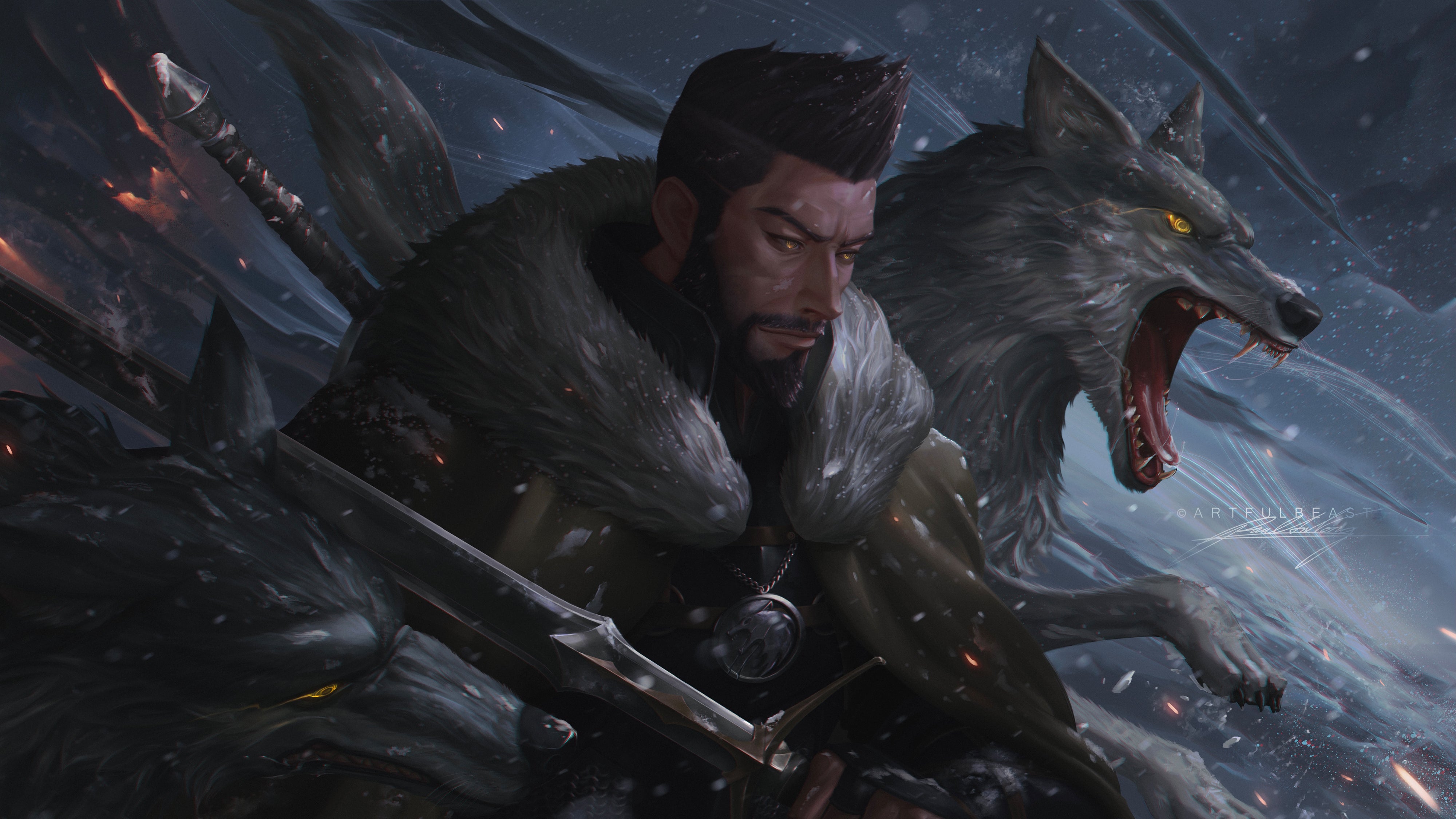 Vesemir The Witcher Nightmare Of The Wolf Wallpapers