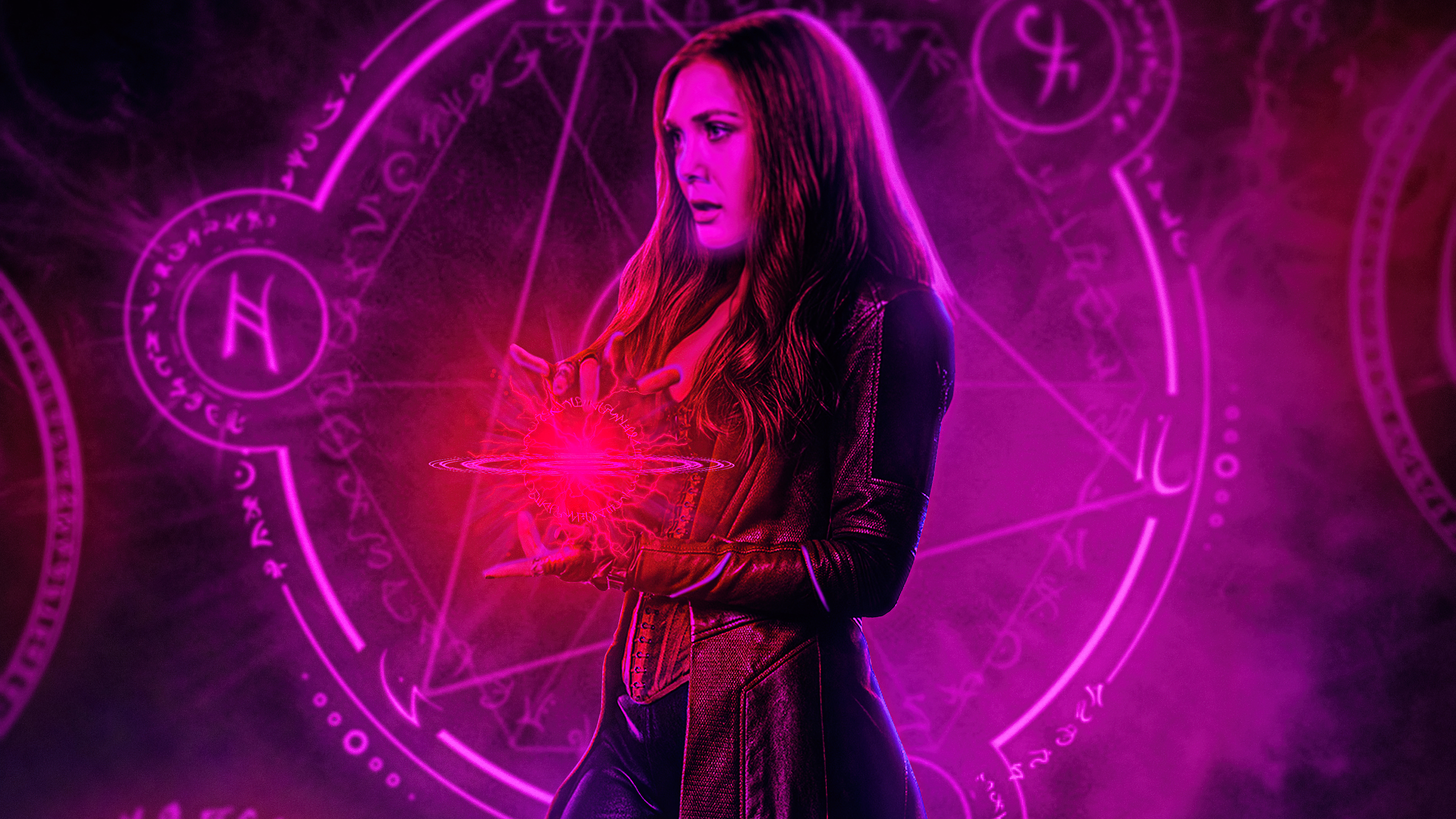 Wanda Maximoff Poster Art Wallpapers