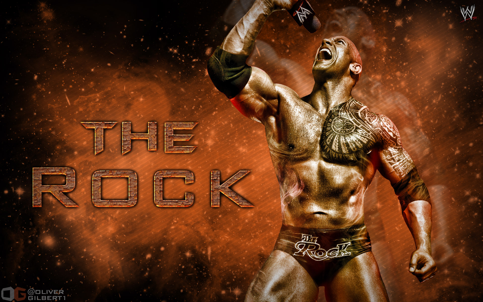 Young Dwayne The Rock Johnson Wallpapers