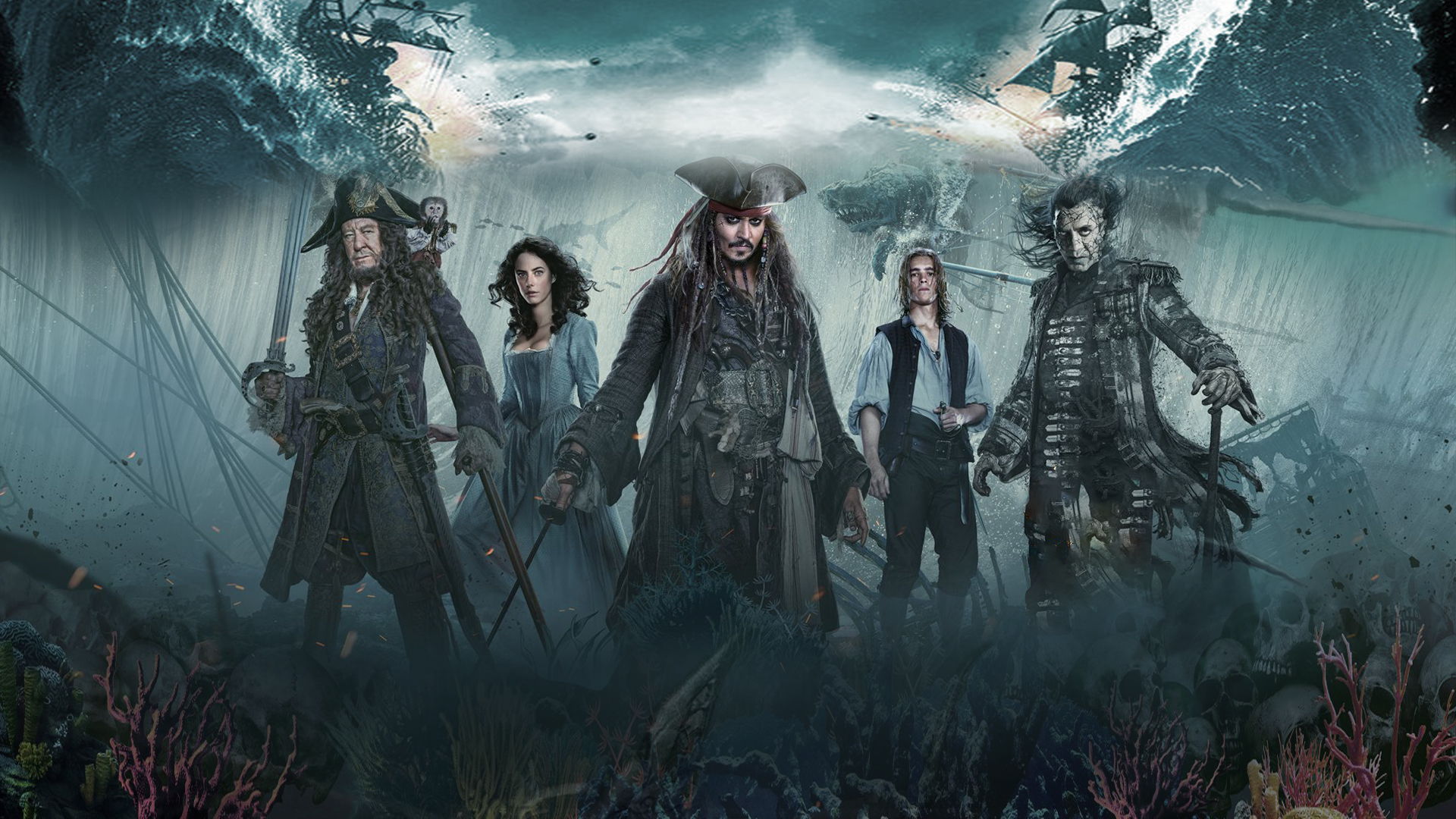 2017 Pirates Of The Caribbean Dead Men Tell No Tales Wallpapers