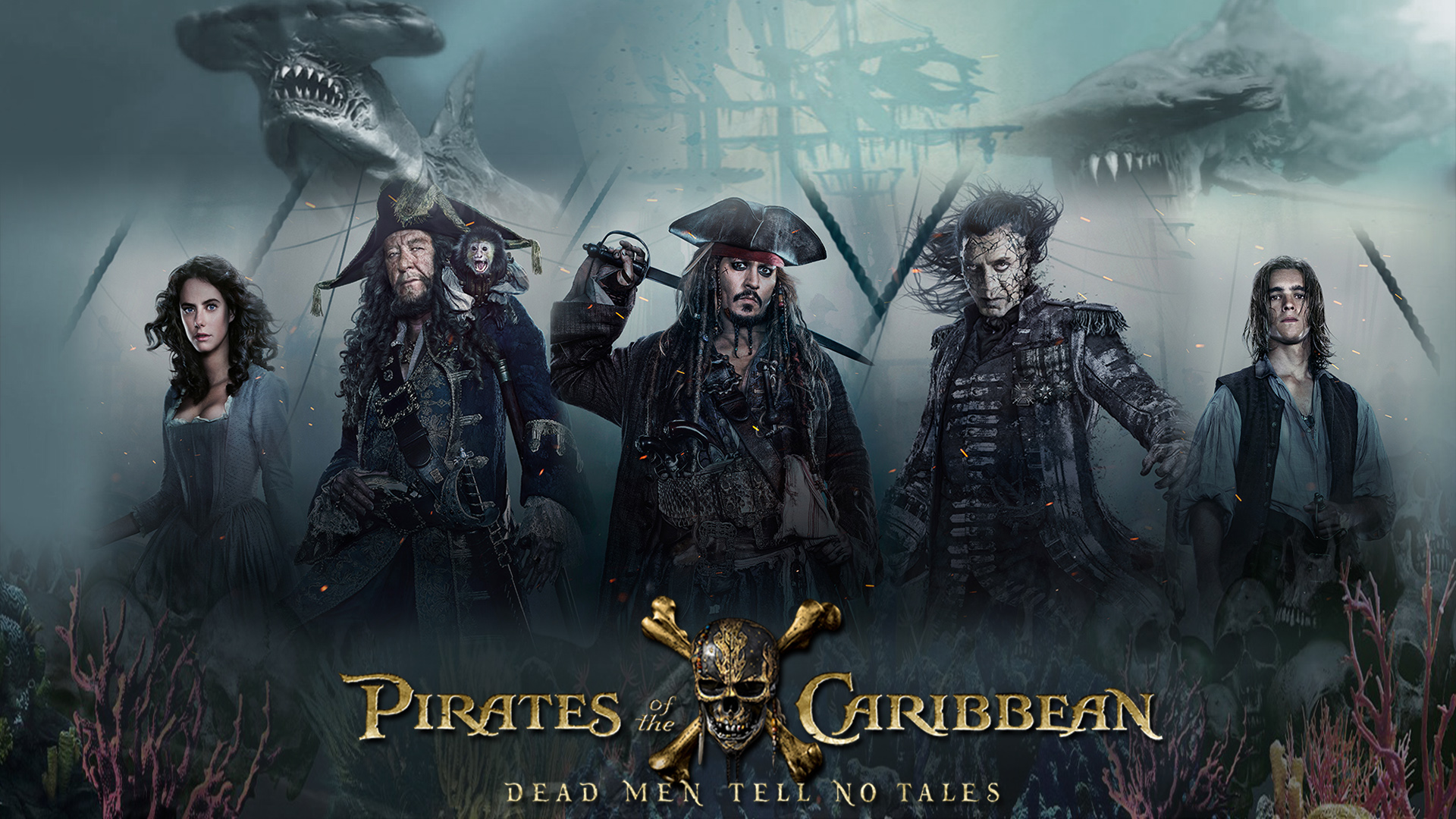 2017 Pirates Of The Caribbean Dead Men Tell No Tales Wallpapers