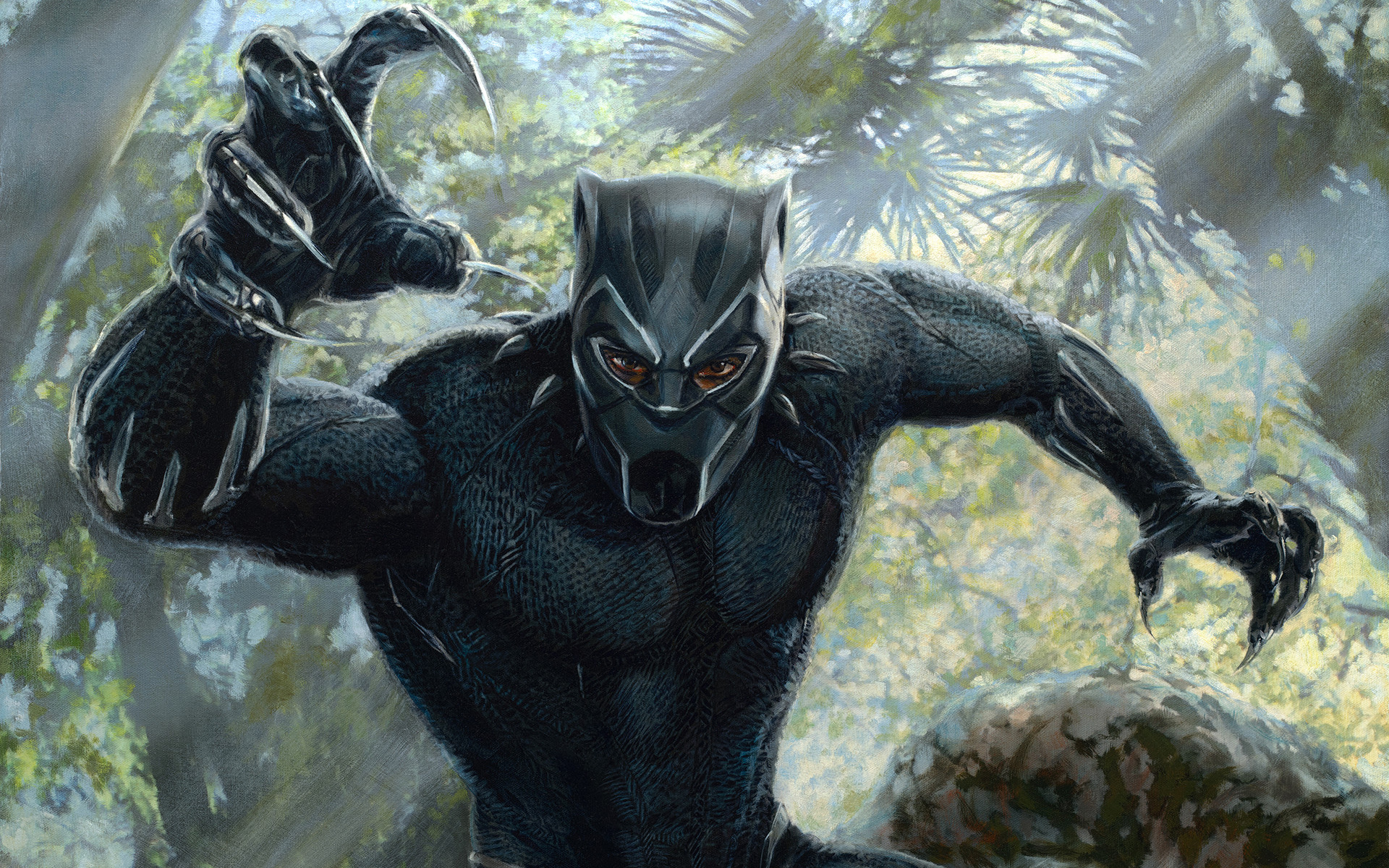 2018 Black Panther Art Wallpapers