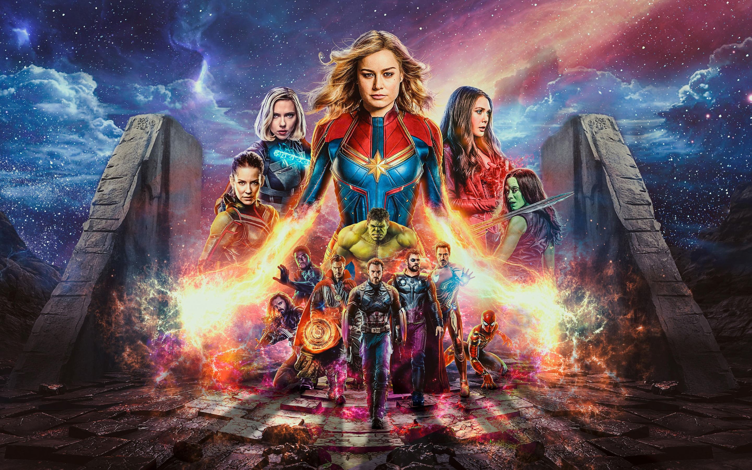 2019 Captain Marvel Movie Wallpapers