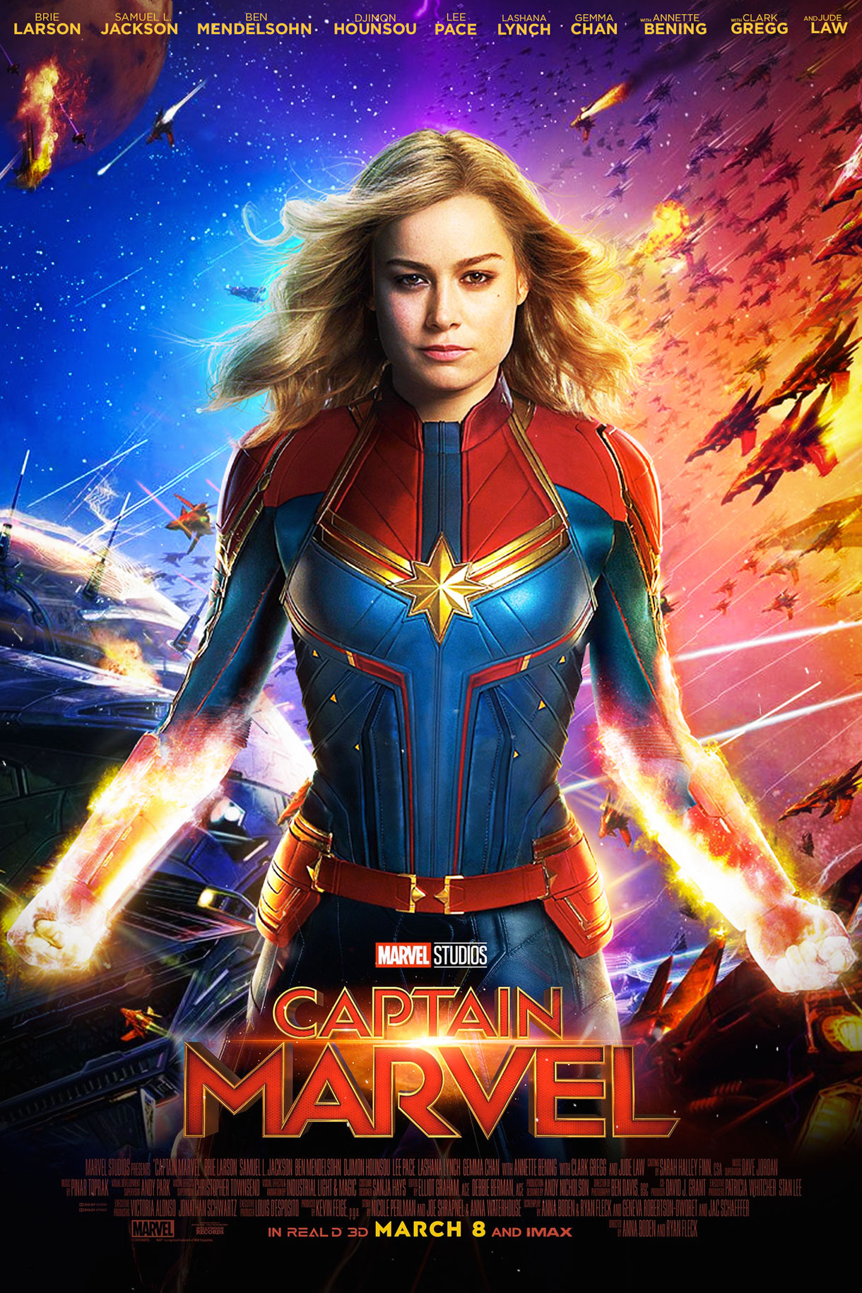 2019 New Captain Marvel Poster Wallpapers