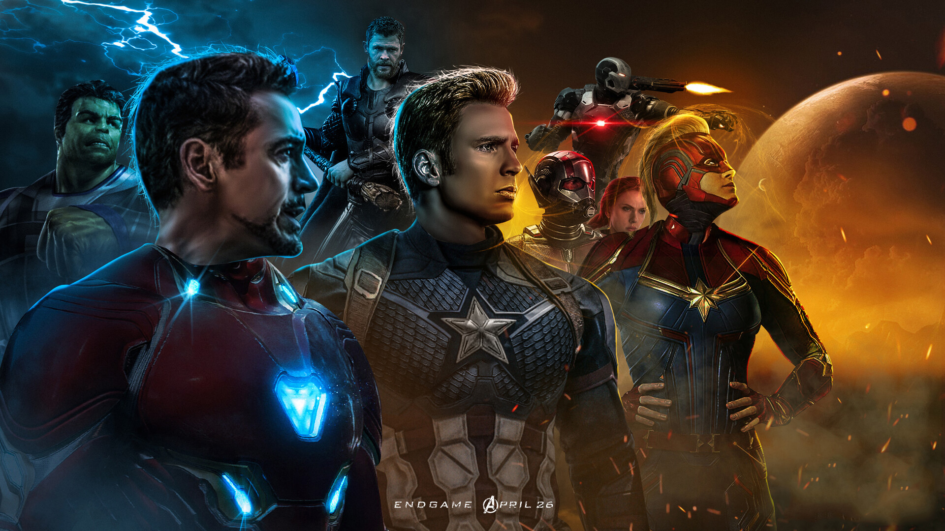 4K Avengers Endgame Art Wallpapers