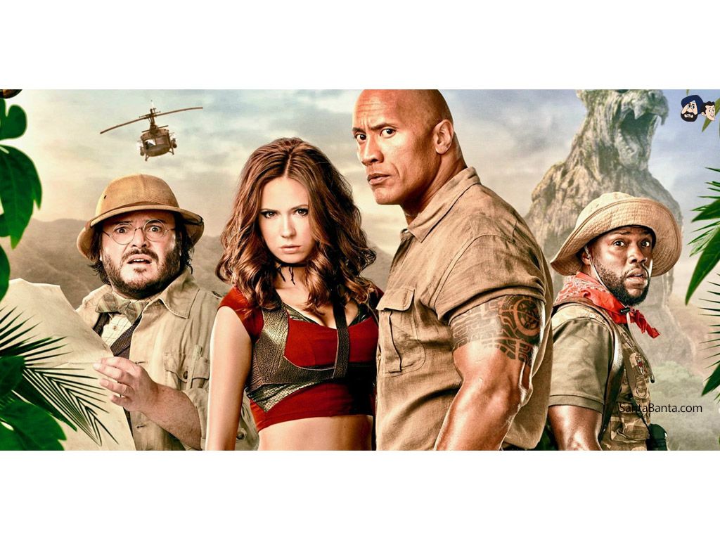 4K Jumanji 2019 Movie Cast Wallpapers