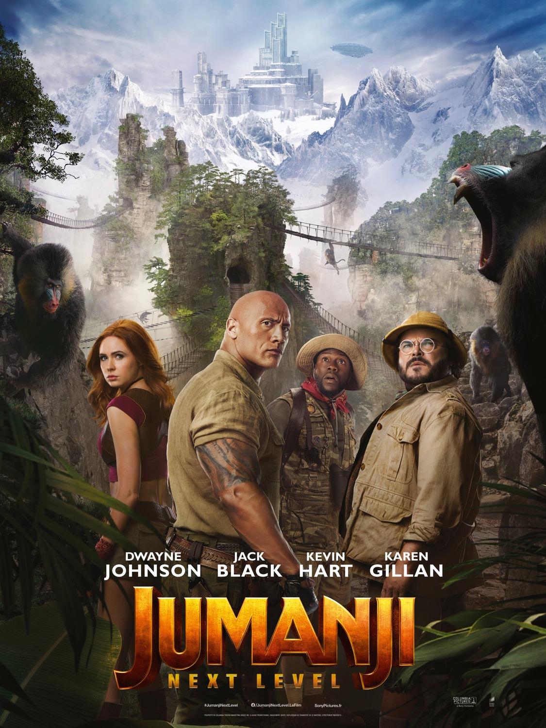 4K Jumanji 2019 Movie Cast Wallpapers