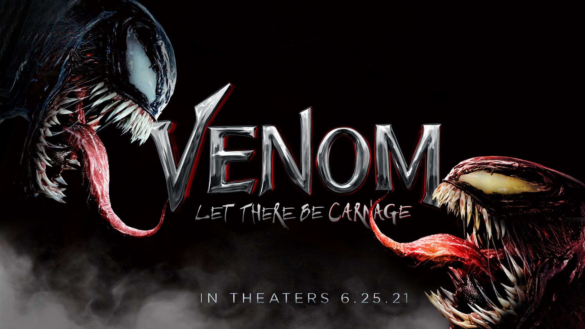 4K Venom Let There Be Carnage Logo Wallpapers