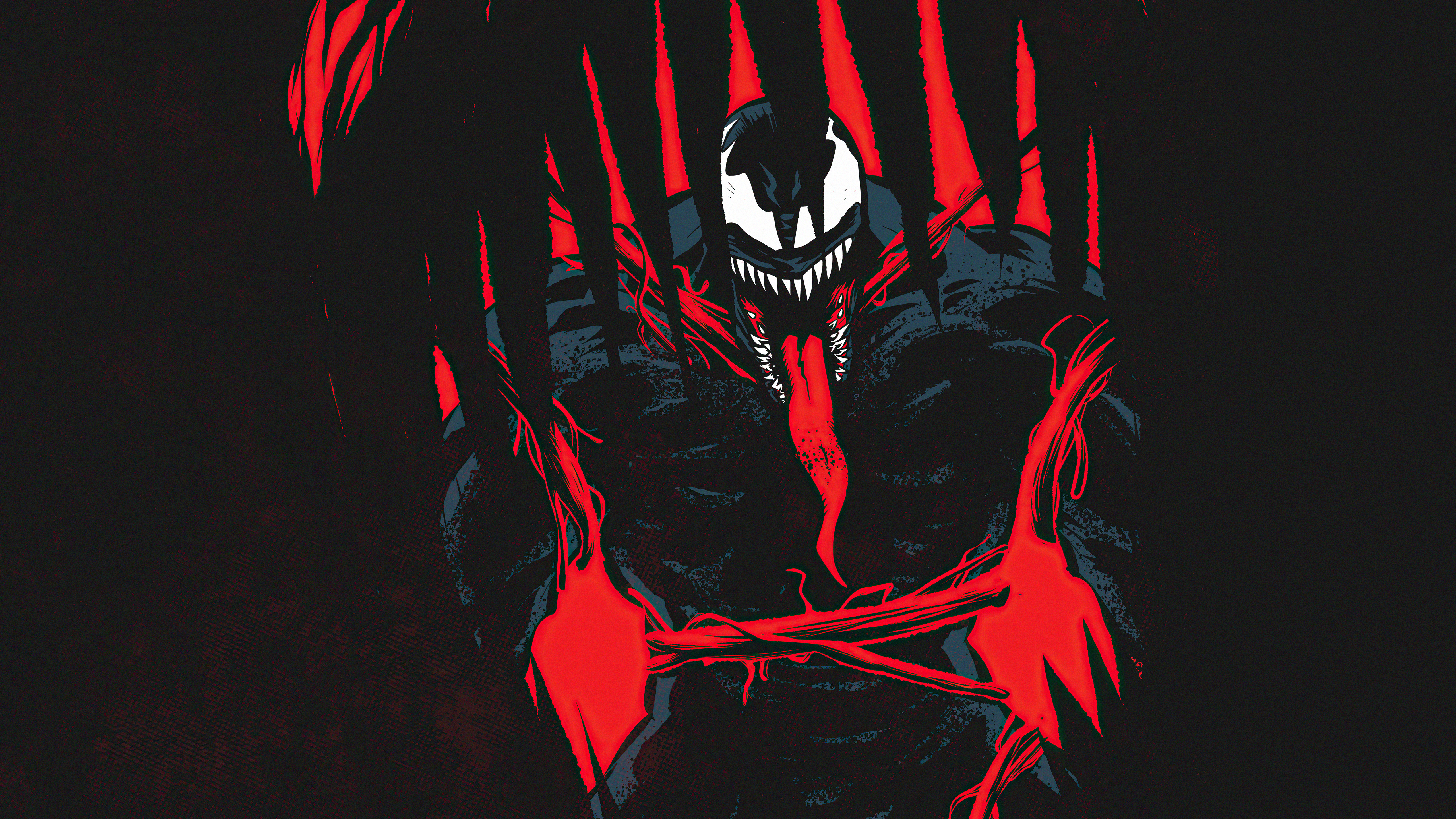 4K Venom Let There Be Carnage Logo Wallpapers