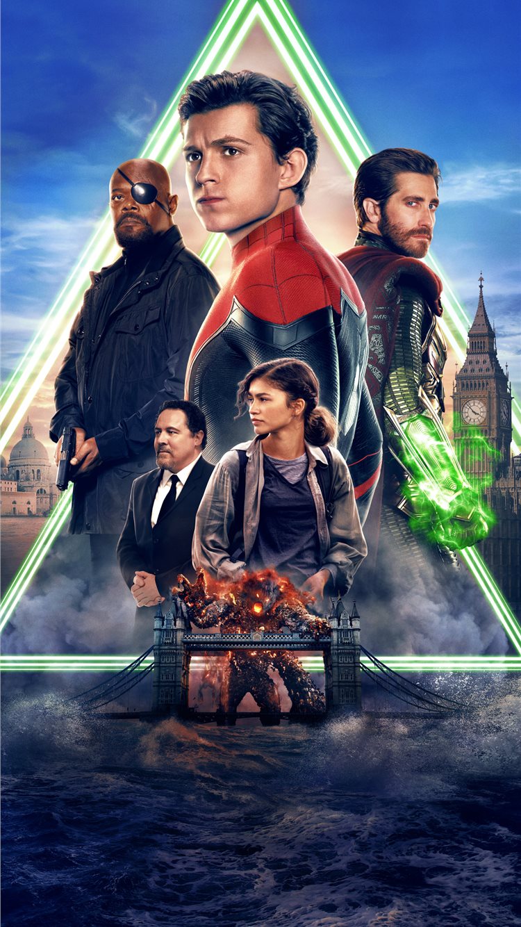 5K Poster Of Spider-Man Far From Home Wallpapers