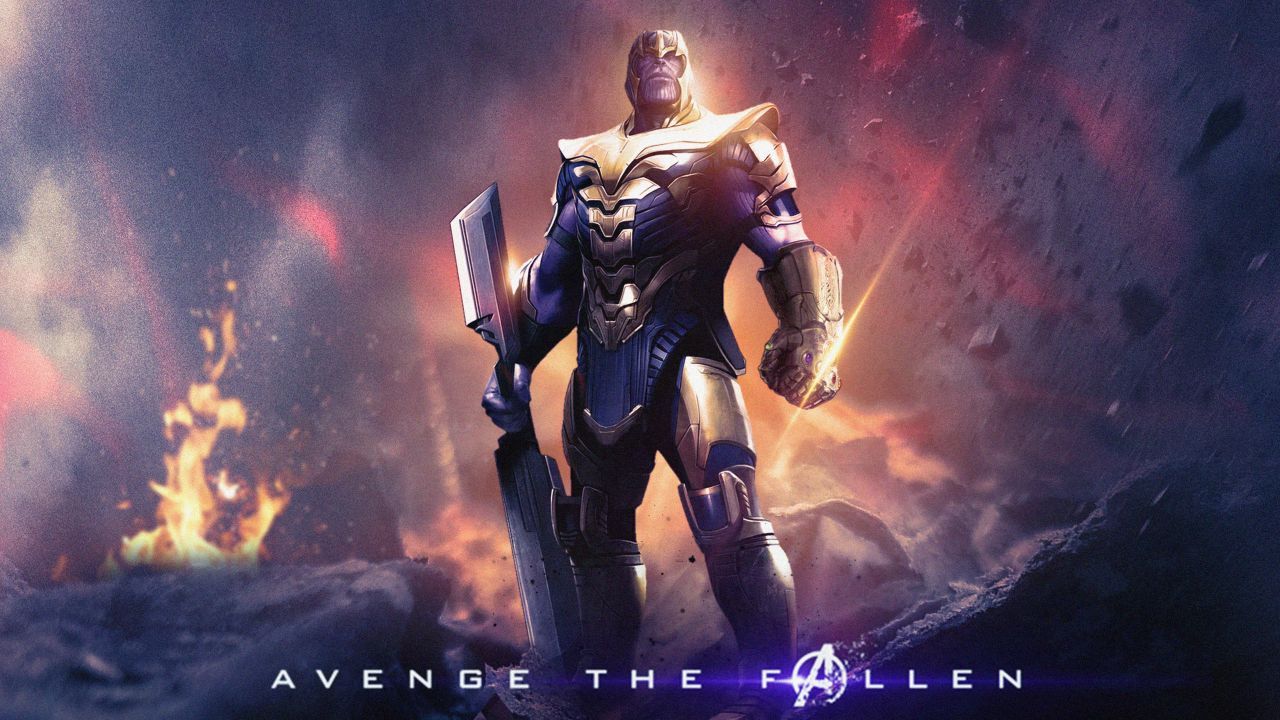 8K Avengers Endgame Thanos Wallpapers