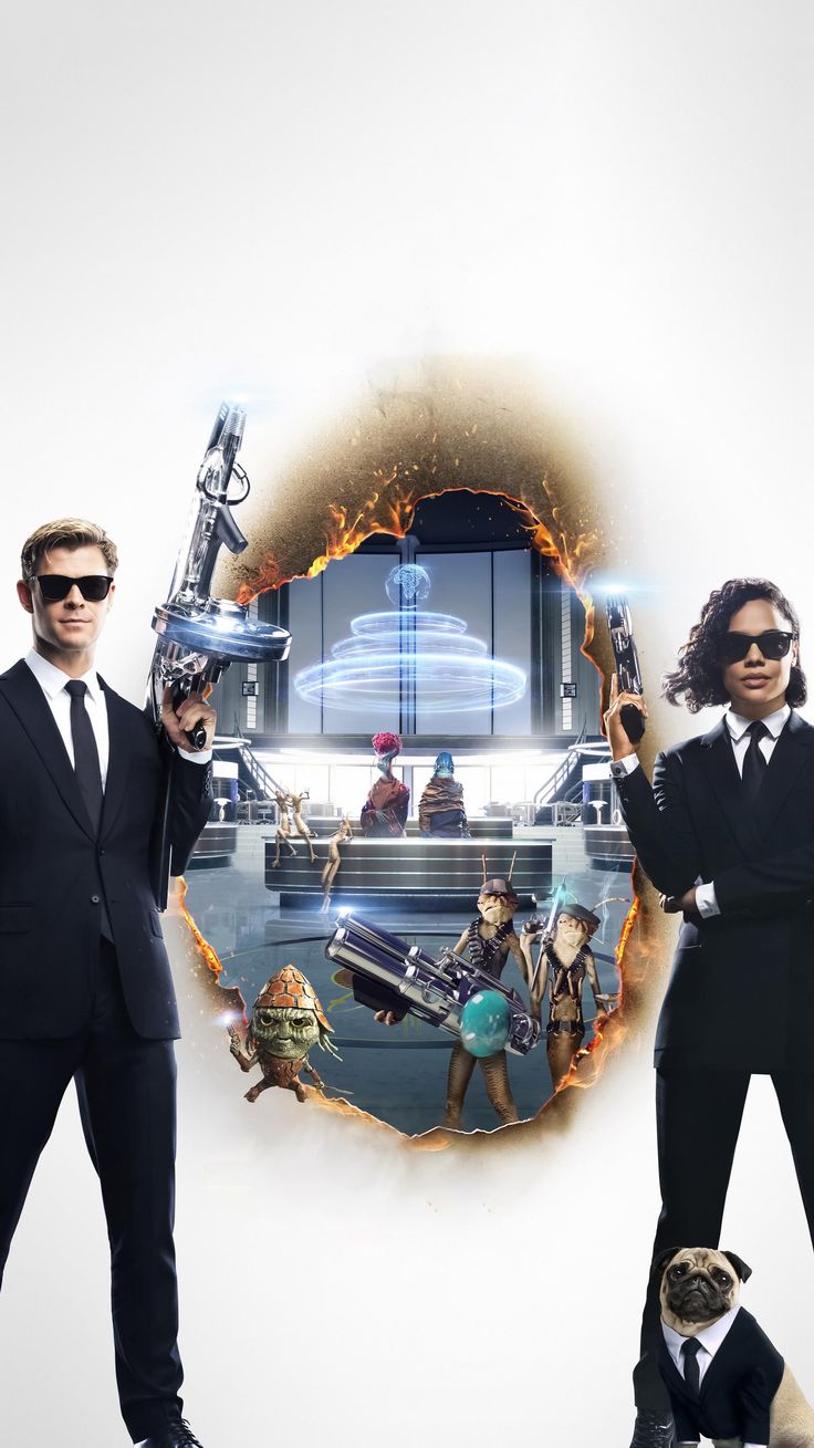 Agent H &Amp; Agent M In Men In Black International Wallpapers