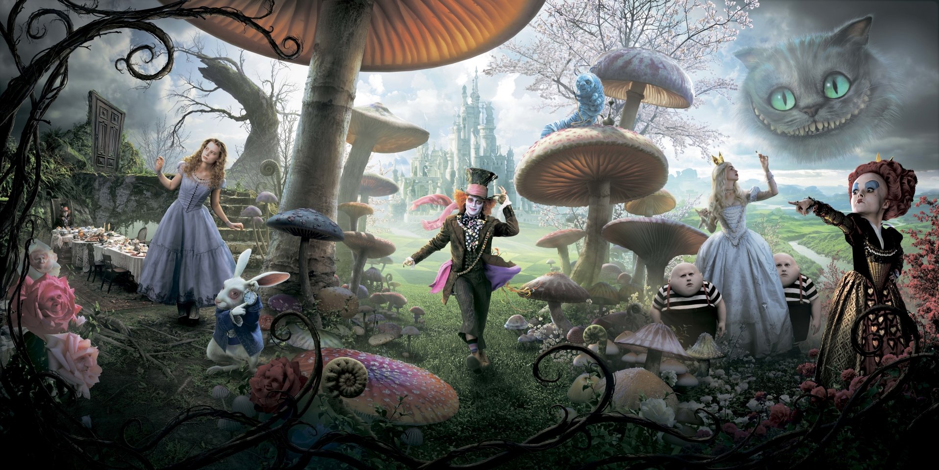 Alice In Wonderland (2010) Wallpapers