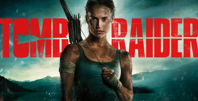 Alicia Vikander As Lara Croft In Tomb Raider Wallpapers