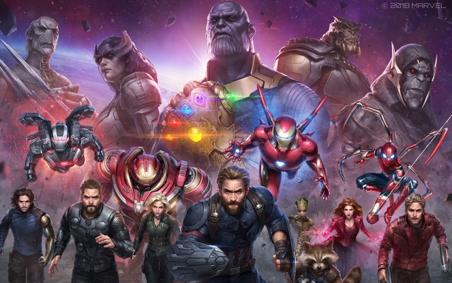 All Superheros In Avengers Infinity War Wallpapers