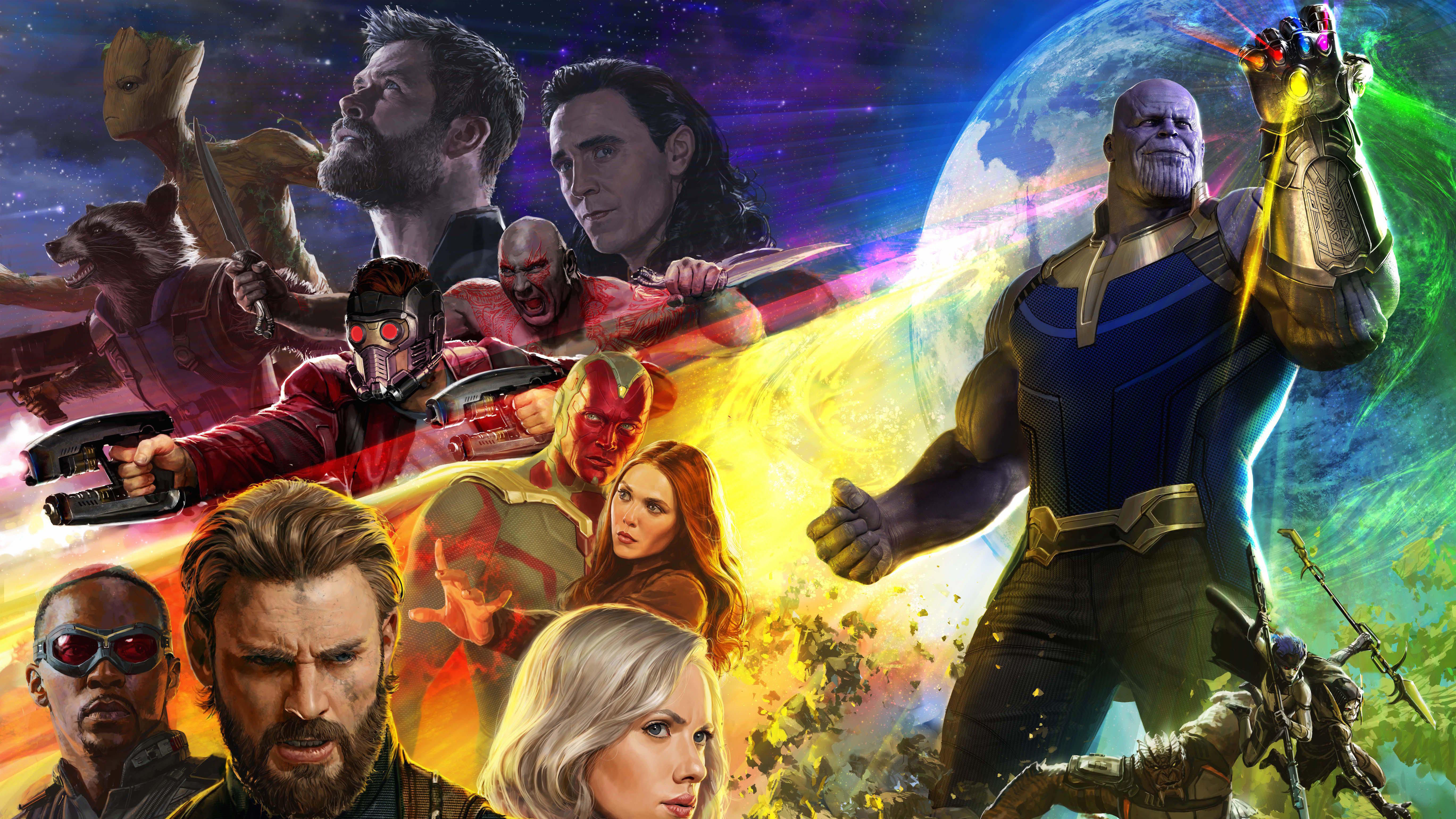 All Superheros In Avengers Infinity War Wallpapers