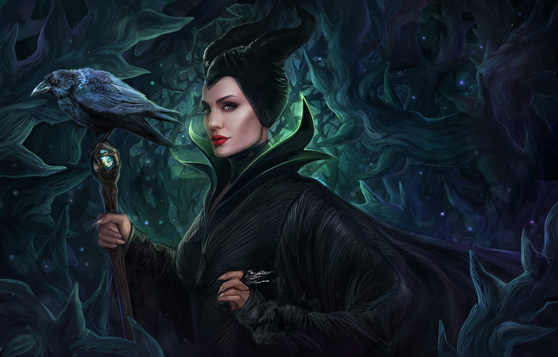 Angelina Jolie From Maleficent 2 Wallpapers