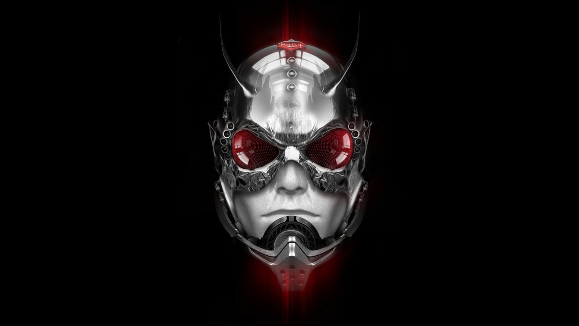 Ant Man Mask Minimal Wallpapers