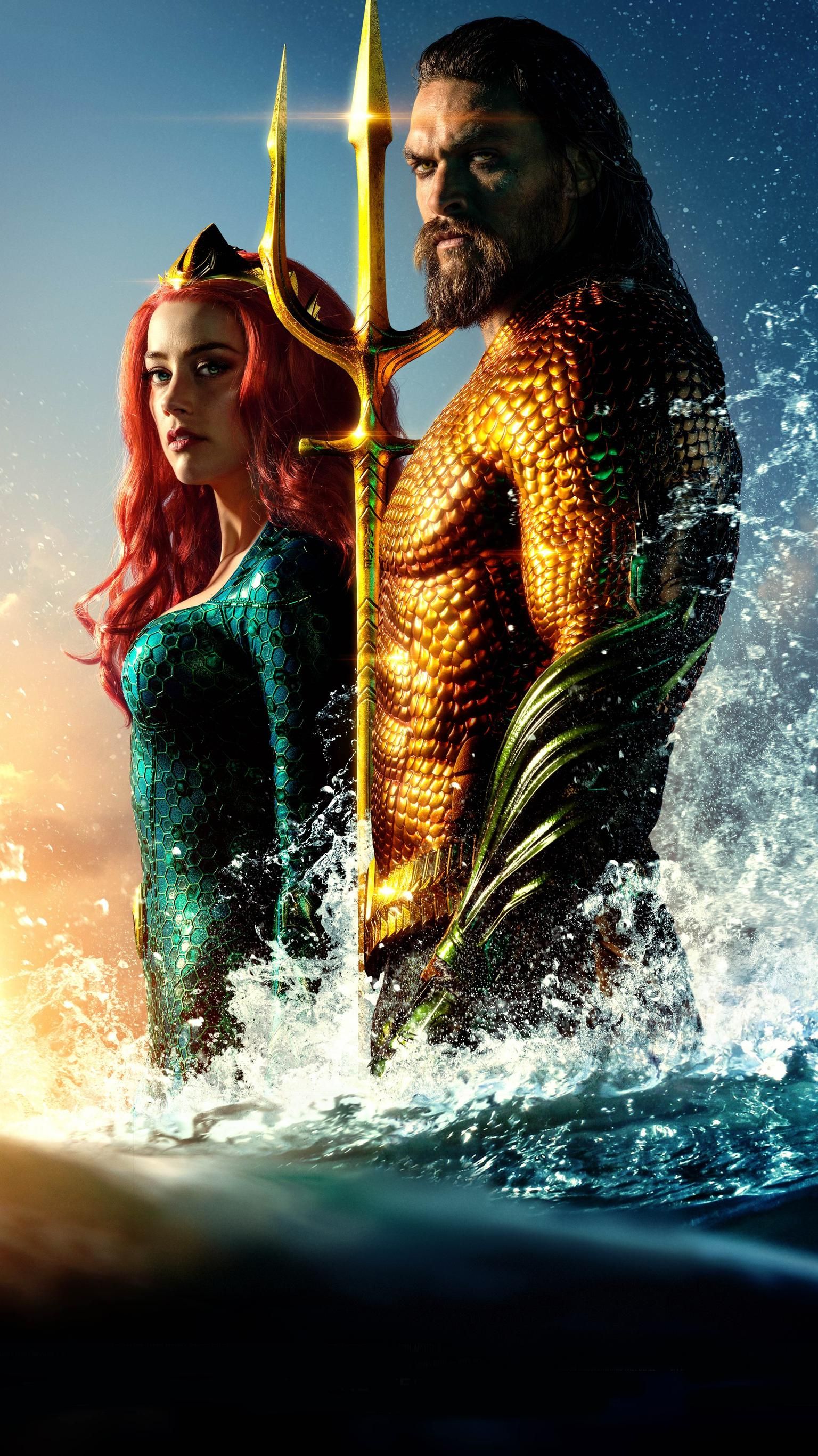 Aquaman 2018 Movie Banner Textless Wallpapers