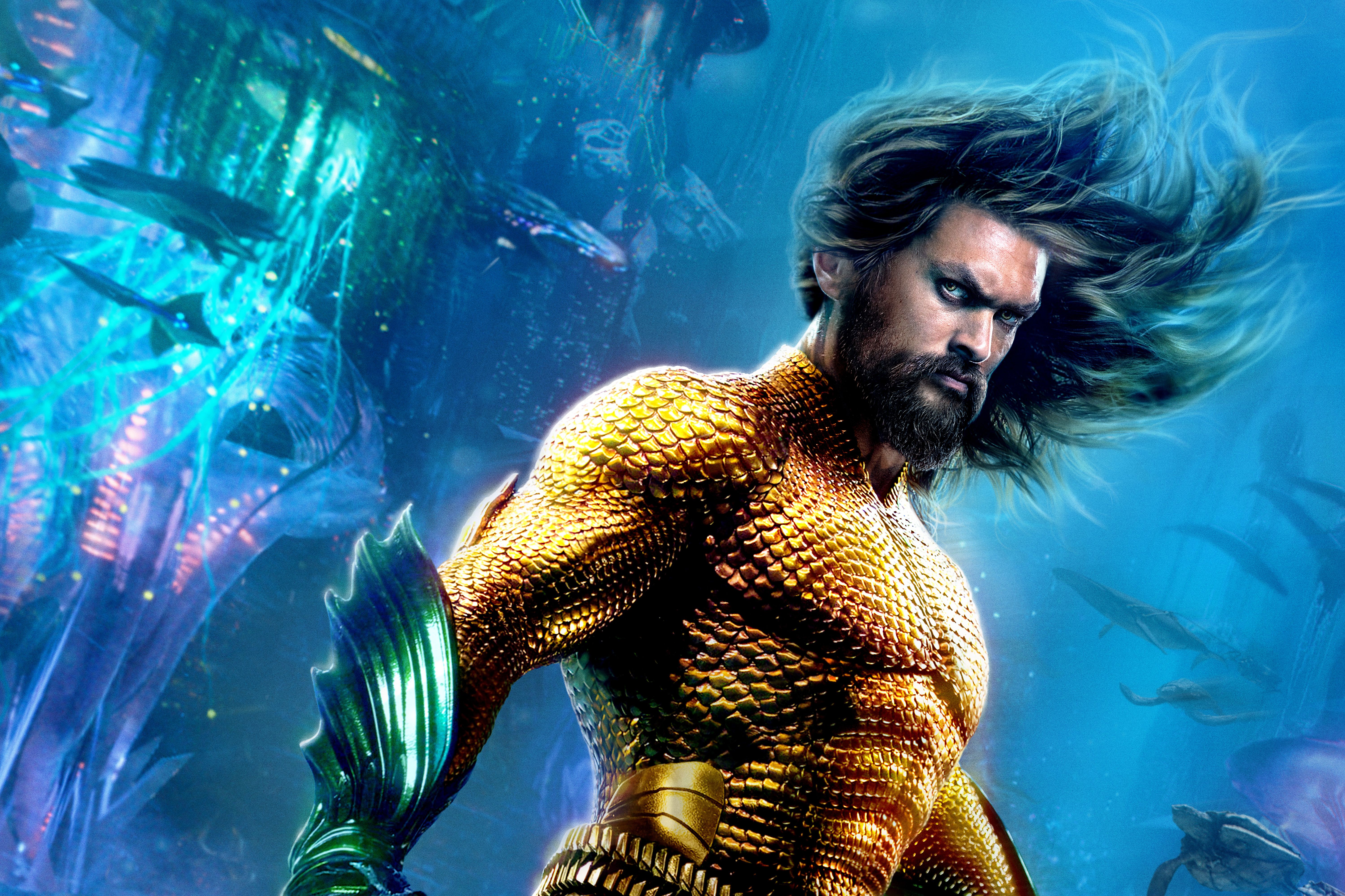 Aquaman Jason Momoa Poster Artwork Wallpapers