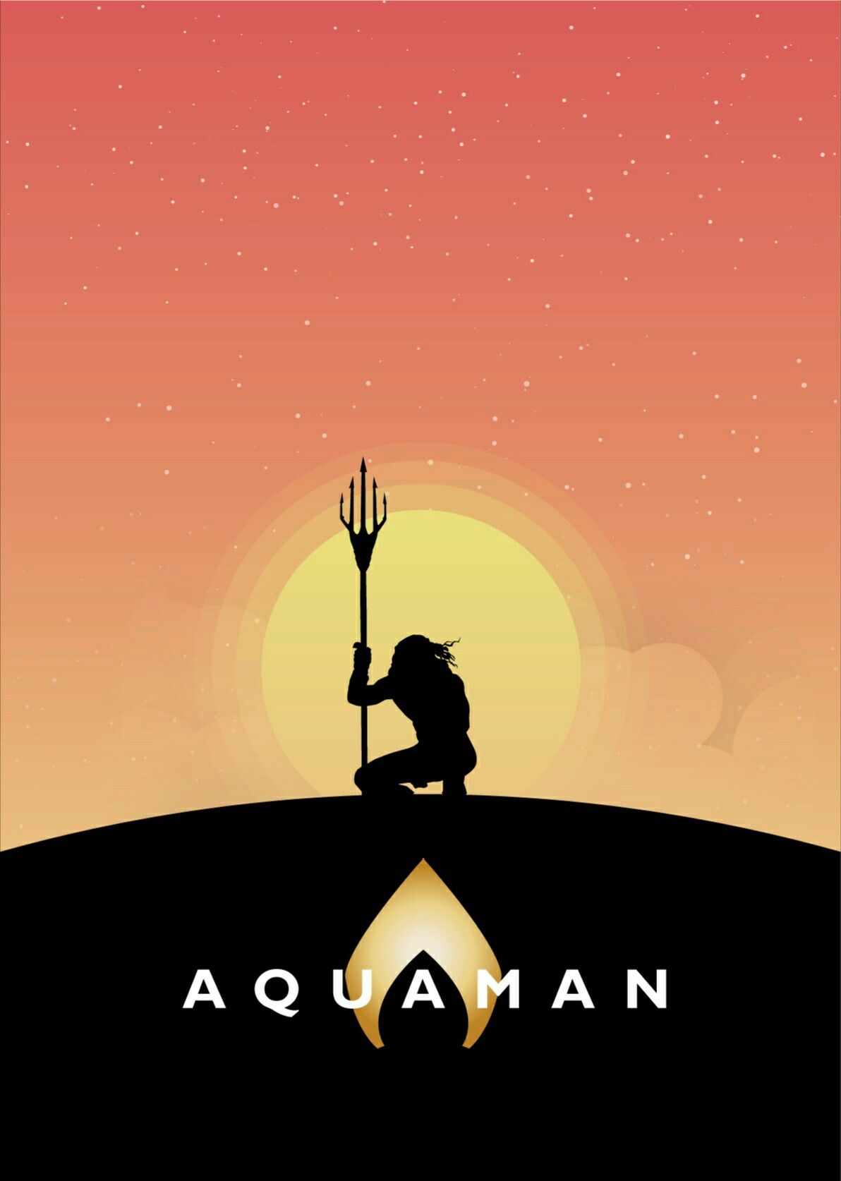 Aquaman Minimalist Poster Wallpapers