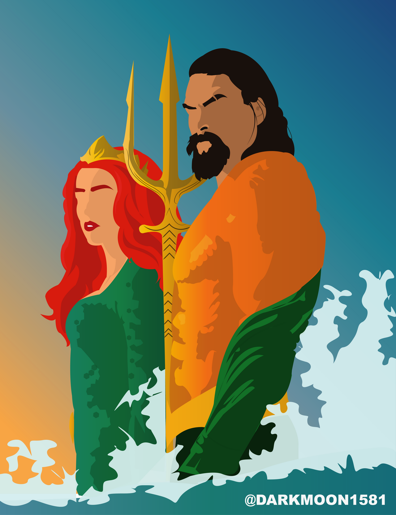 Aquaman Minimalist Poster Wallpapers