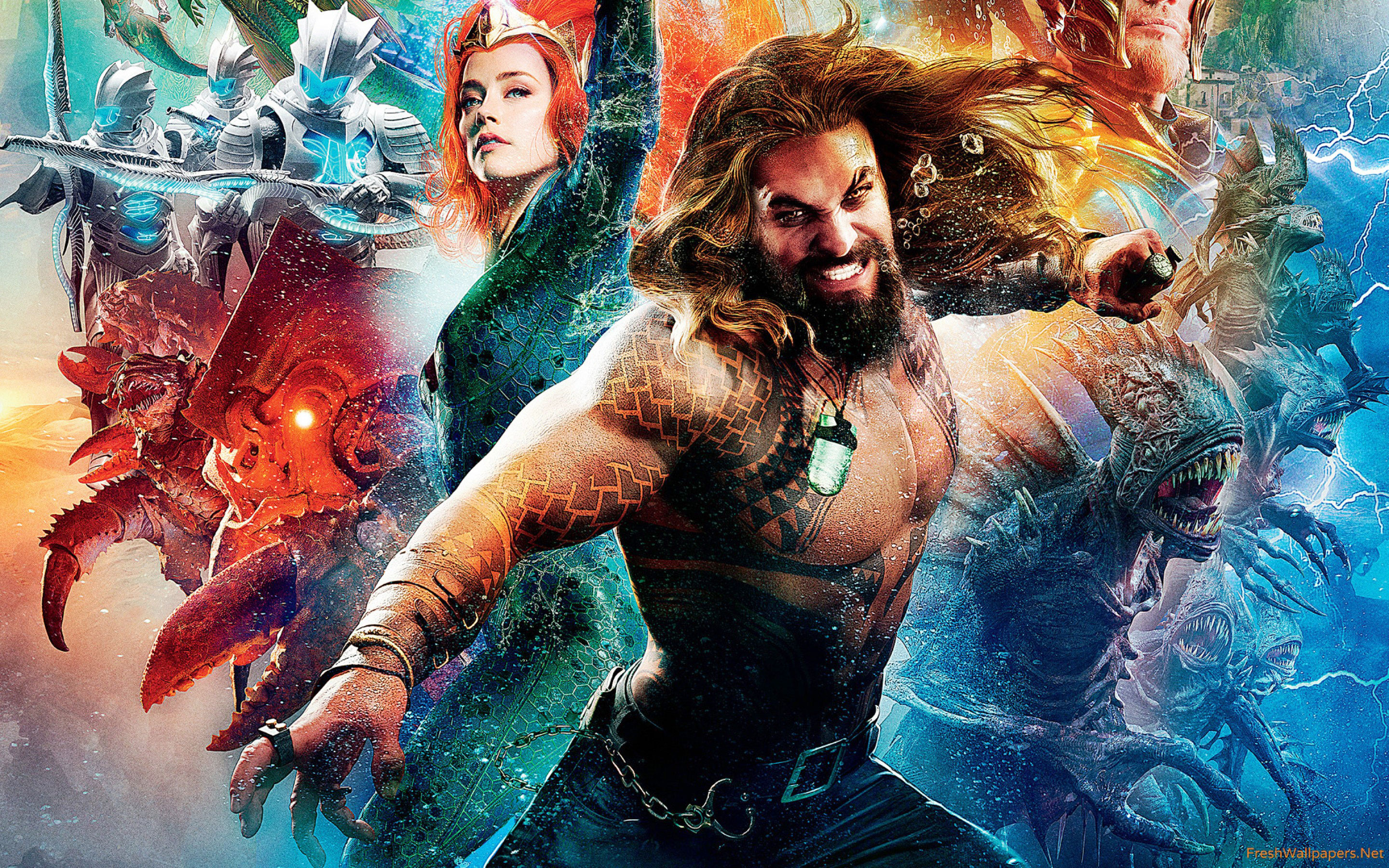 Aquaman Movie Brand New Poster Wallpapers