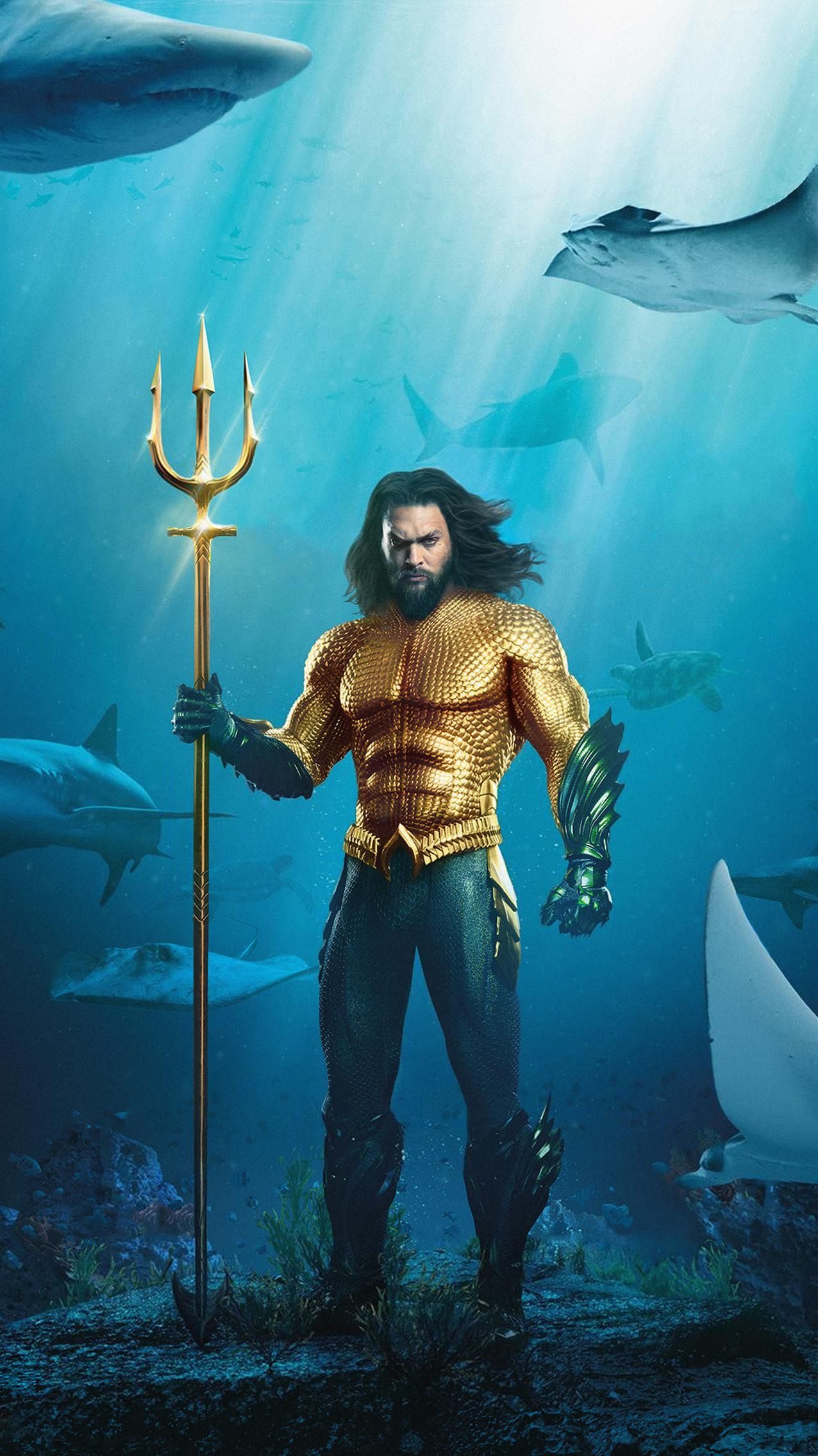 Aquaman Textless Poster 2018 Wallpapers