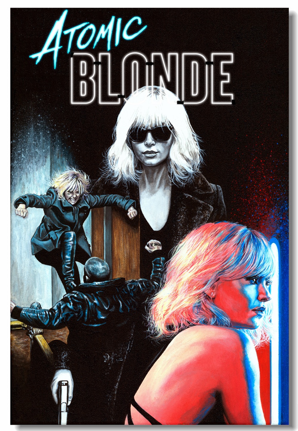 Atomic Blonde Charlize Theron Art Wallpapers