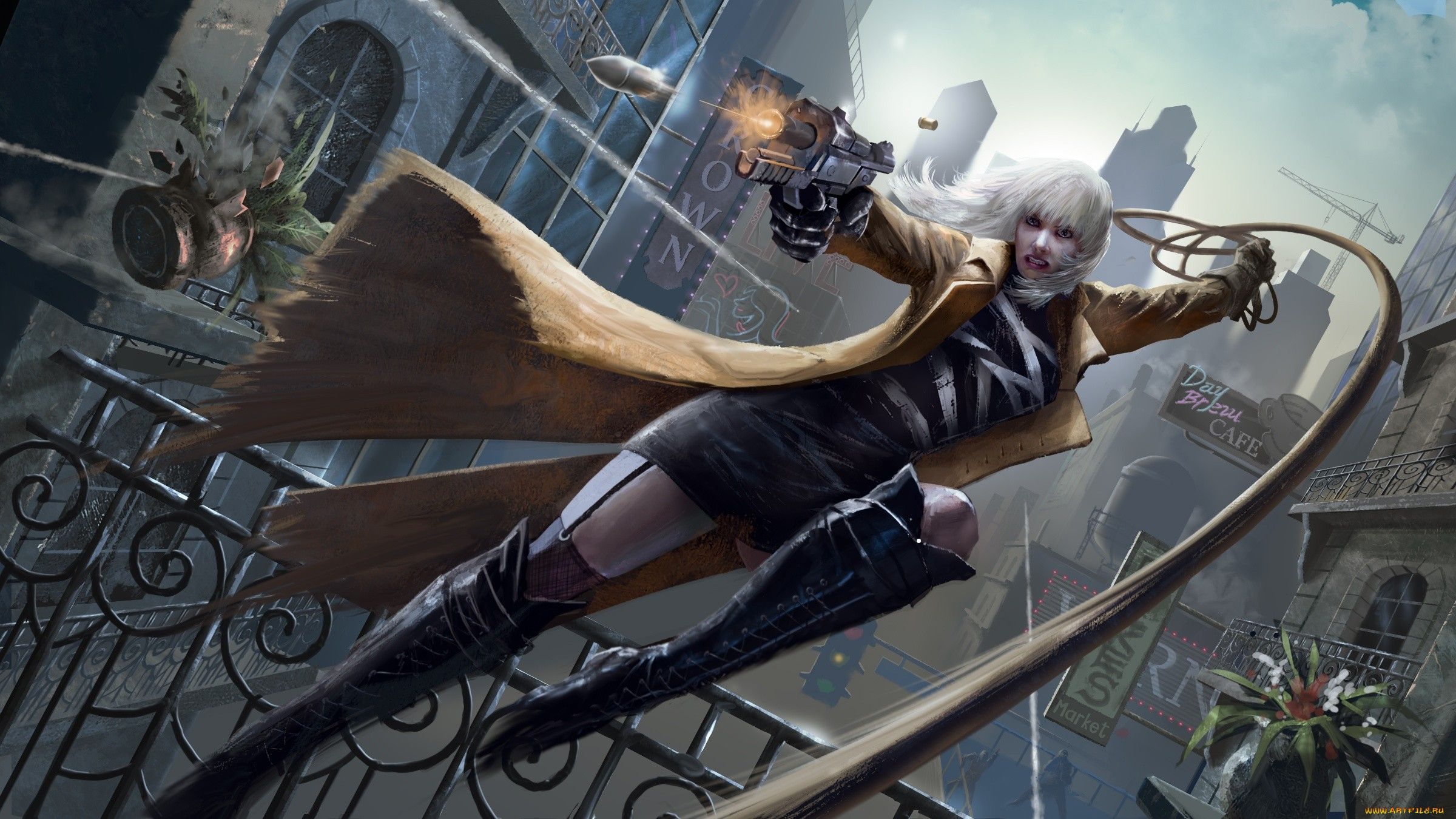 Atomic Blonde Girl Fighting Wallpapers