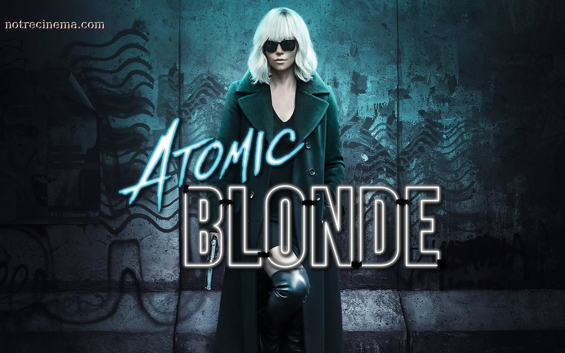 Atomic Blonde Warrior Woman Art Wallpapers