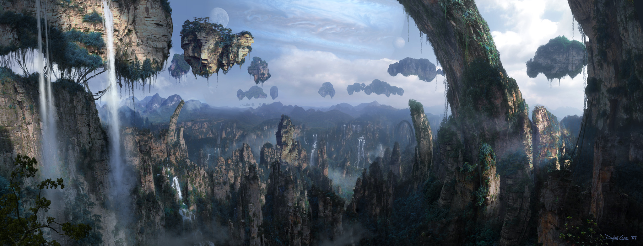 Avatar Floating  Mountains Wallpapers