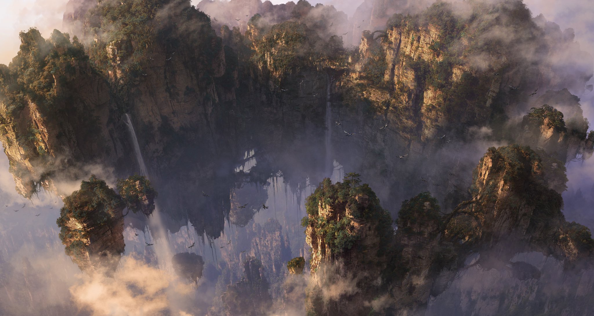 Avatar Floating  Mountains Wallpapers