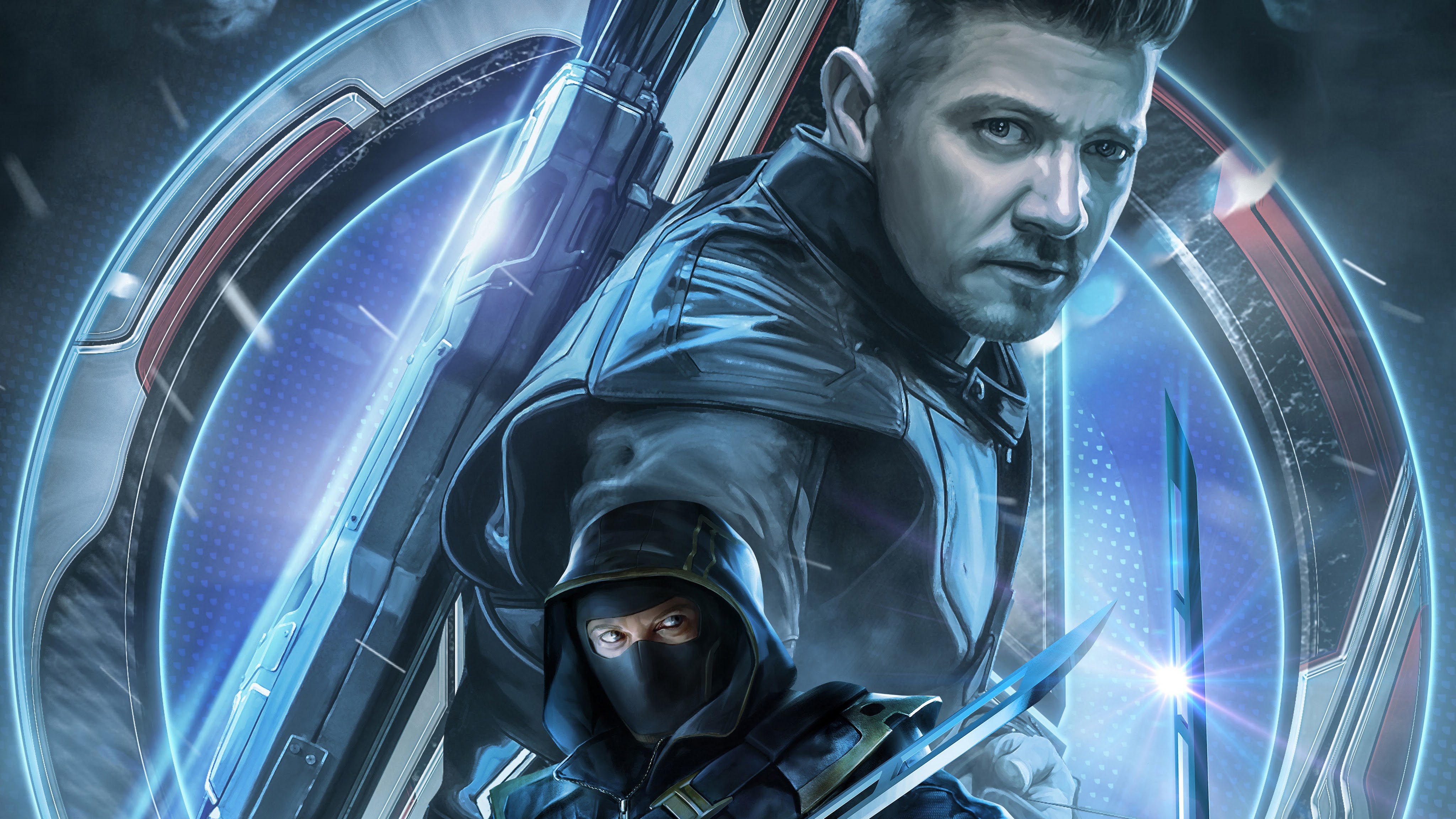 Avengers Endgame Jeremy Renner As Ronin Artwork Wallpapers