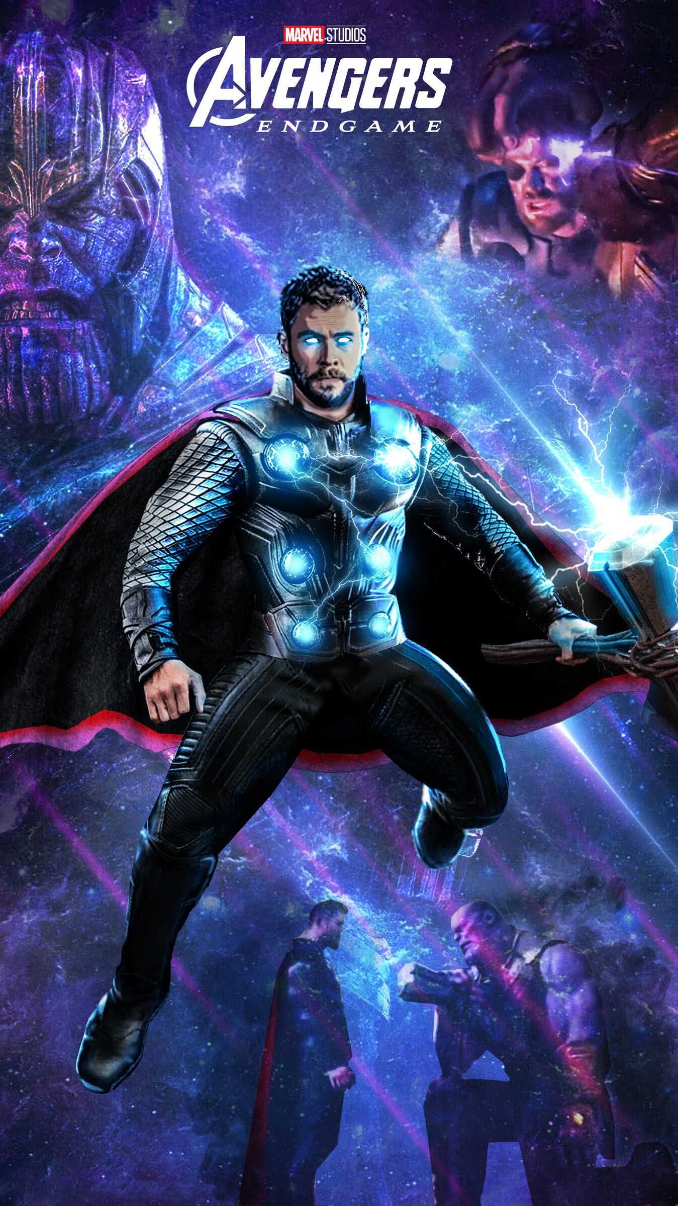 Avengers Endgame Thor Poster Artwork Wallpapers