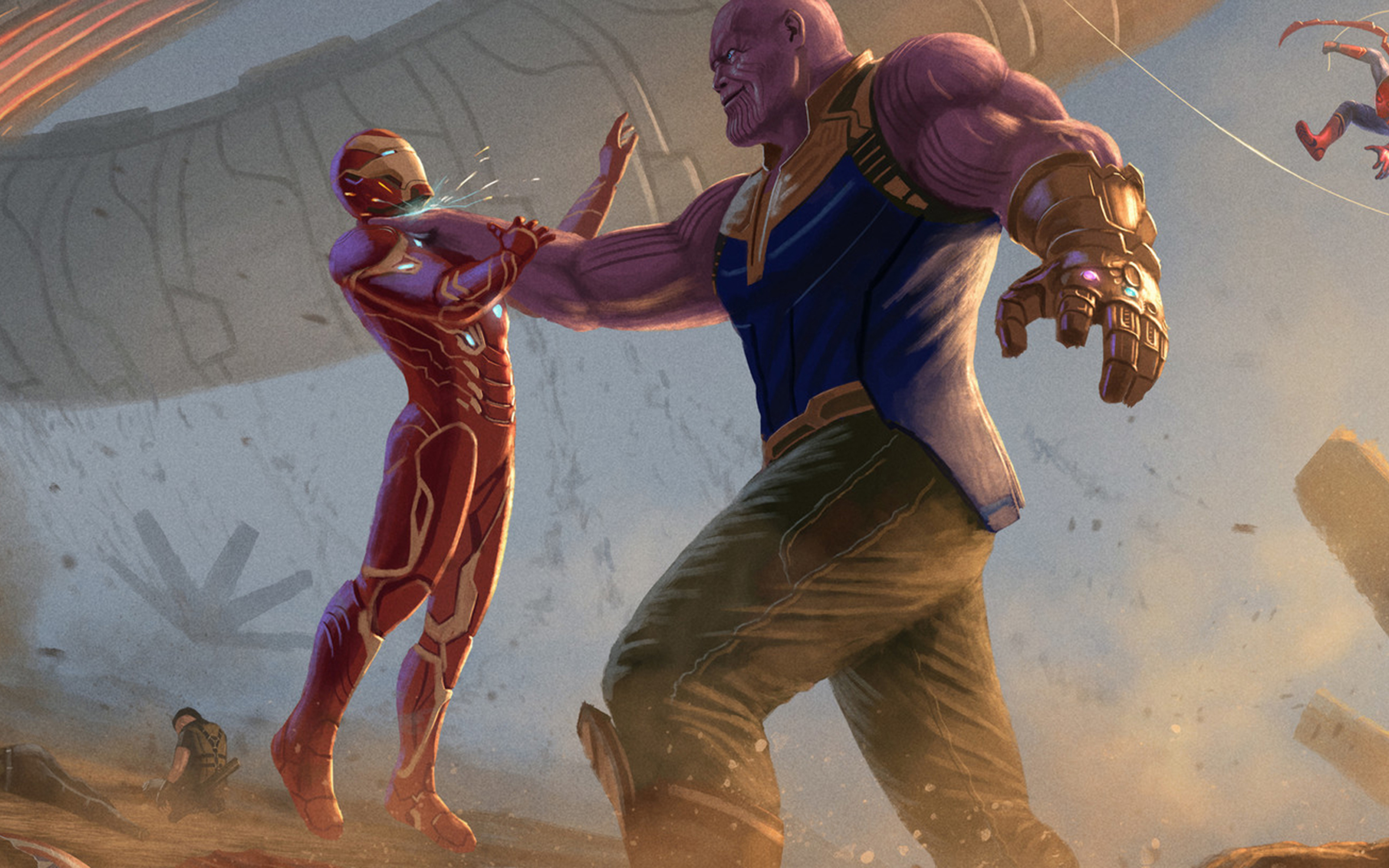 Avengers Endgame War Scene Fanart Wallpapers